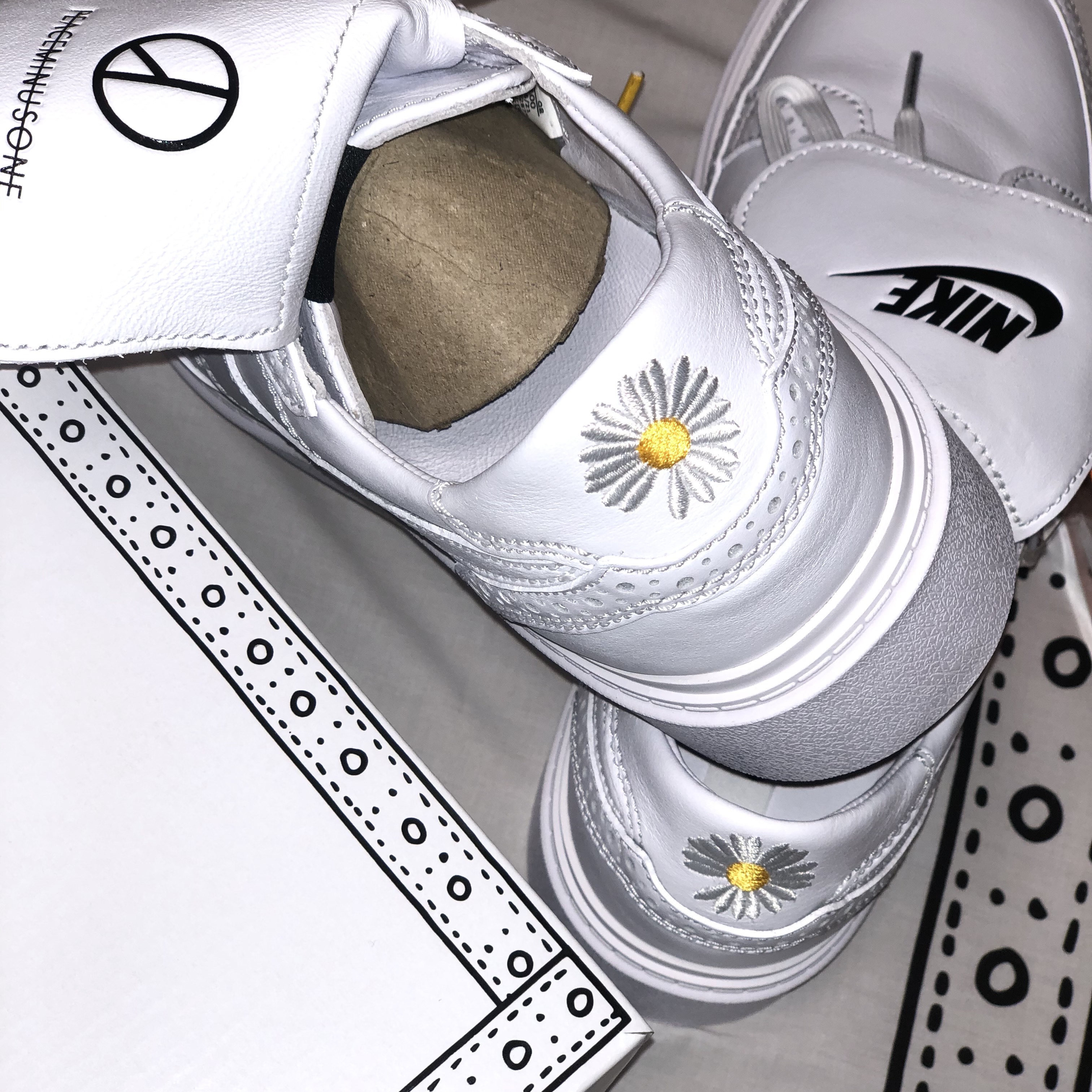 Nike x Peaceminusone Kwondo1 White 착용 스타일