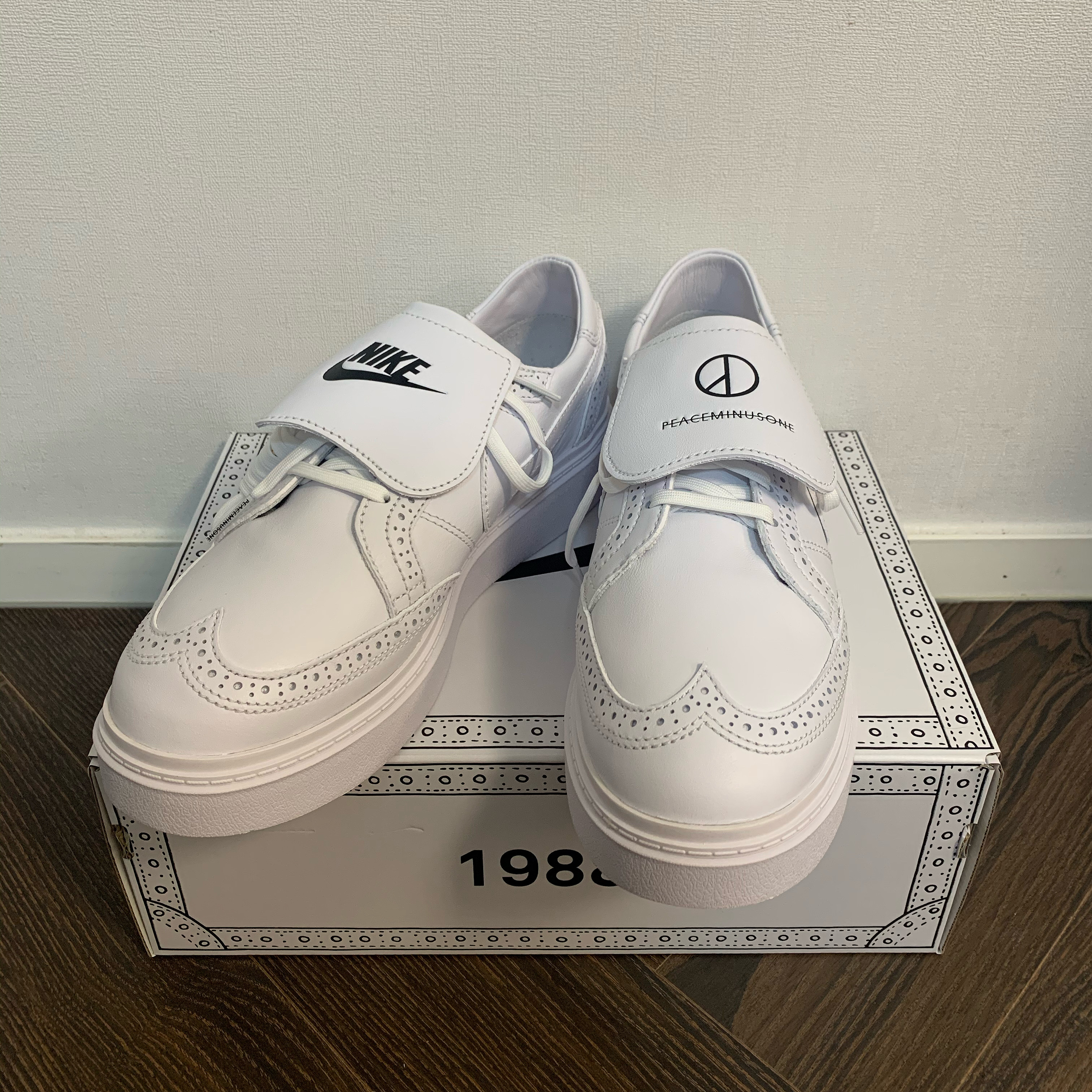 Nike x Peaceminusone Kwondo1 White 착용 스타일