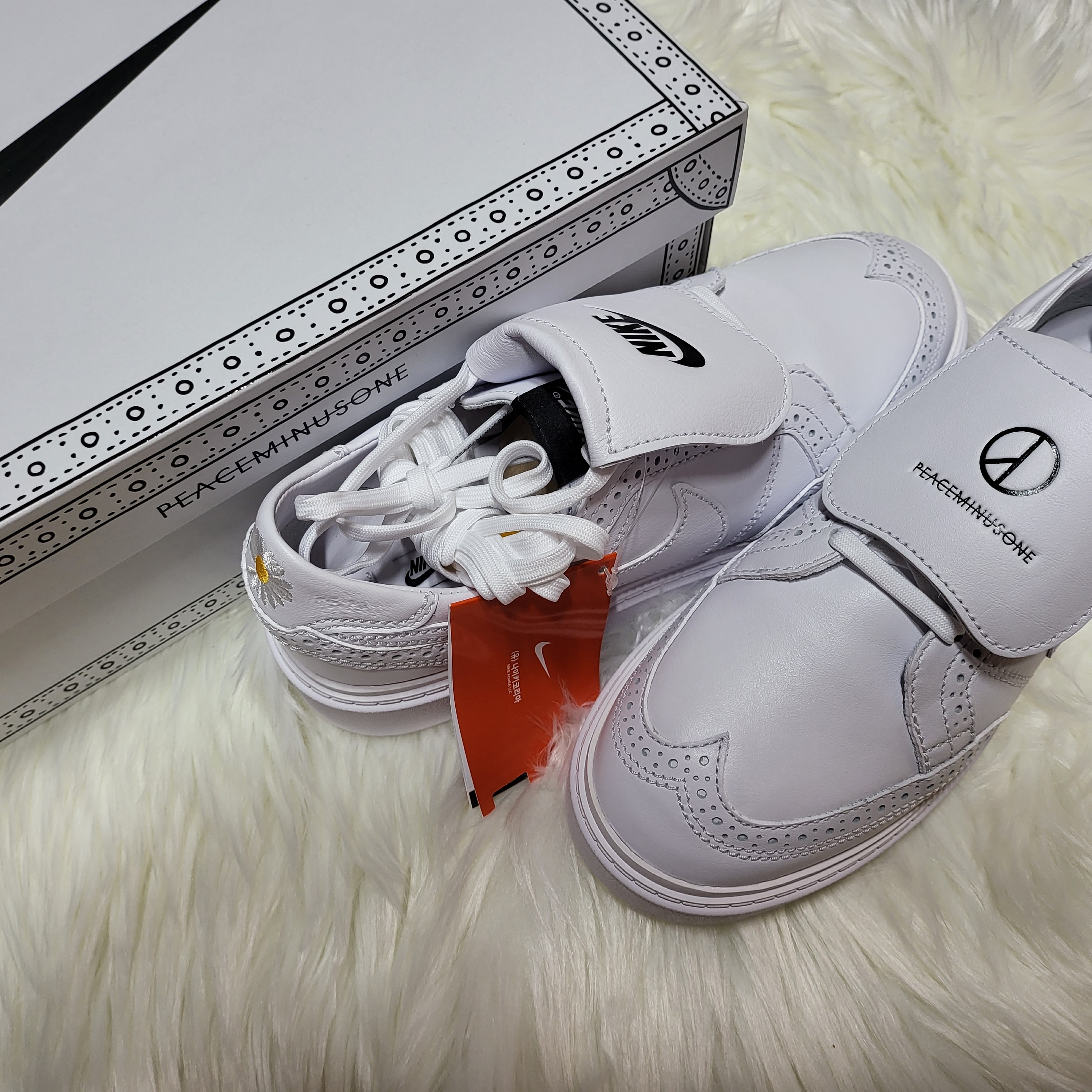Nike x Peaceminusone Kwondo1 White 착용 스타일 - 1