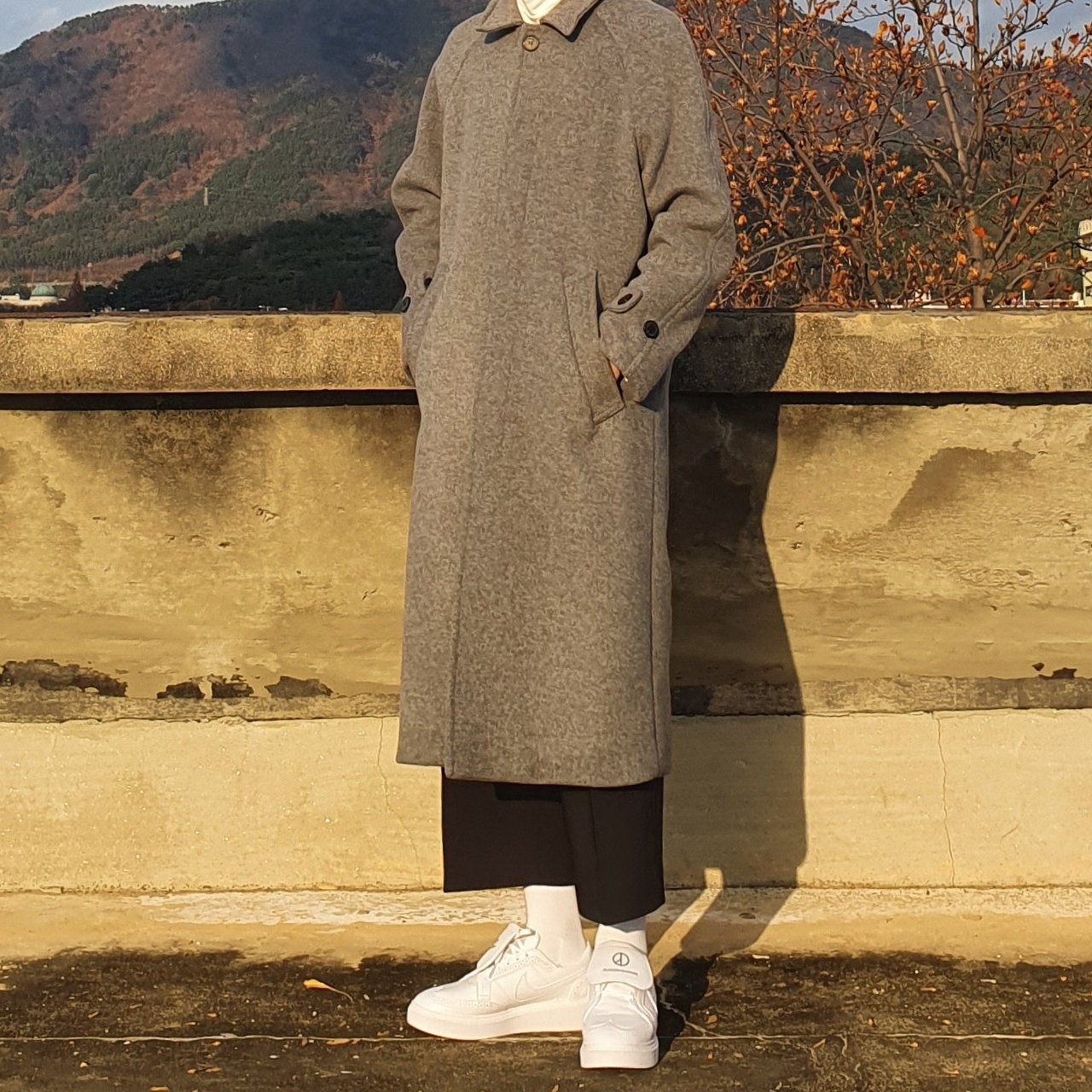 Nike x Peaceminusone Kwondo1 White 착용 스타일 - 2