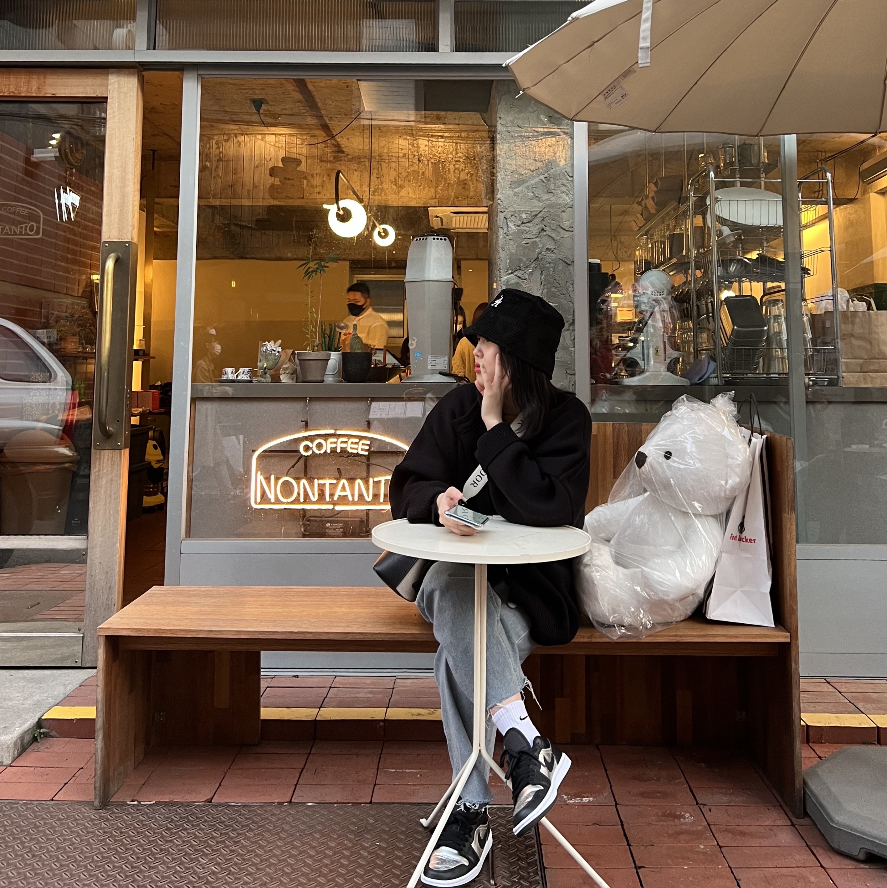 (W) Jordan 1 Low SE Silver Toe 착용 스타일