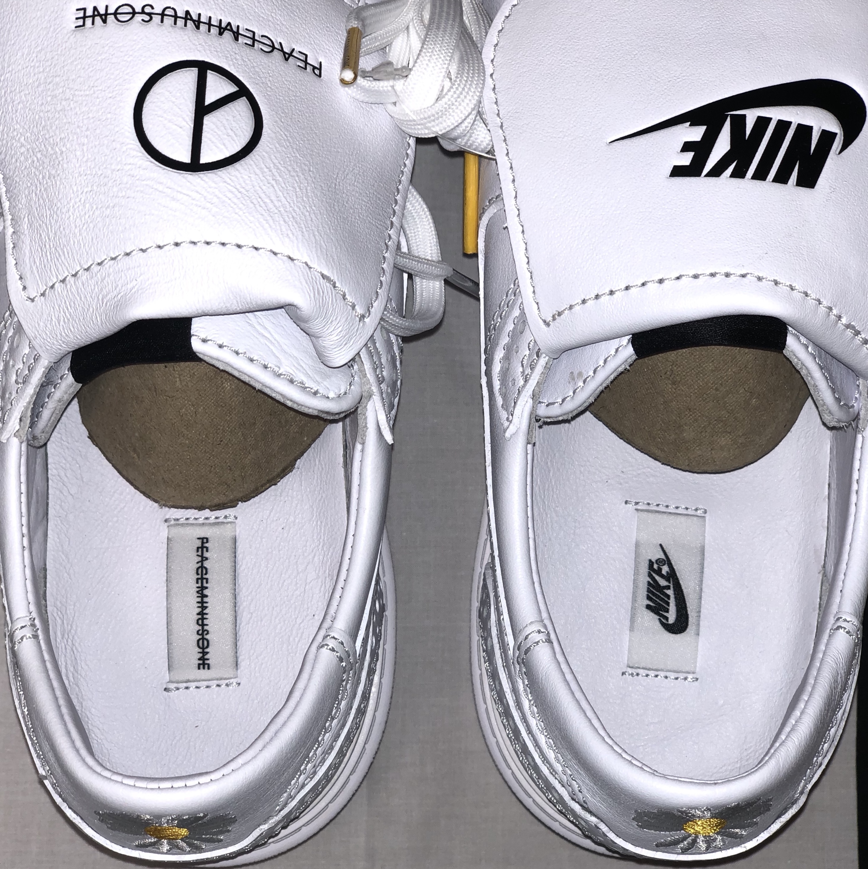 Nike x Peaceminusone Kwondo1 White 착용 스타일 - 5