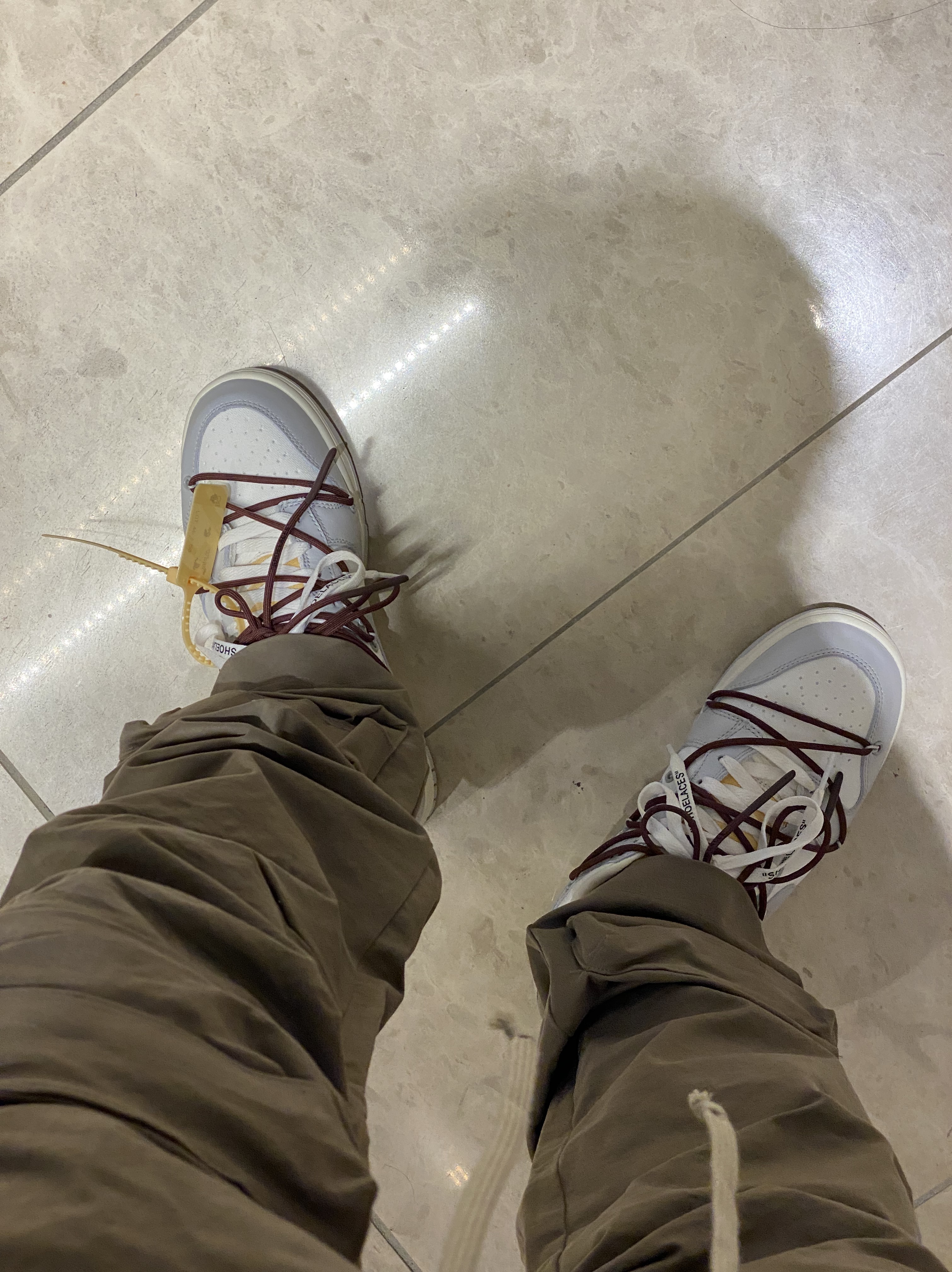 Nike x Off-White Dunk Low The 50 - Lot 46 착용 스타일 - 2