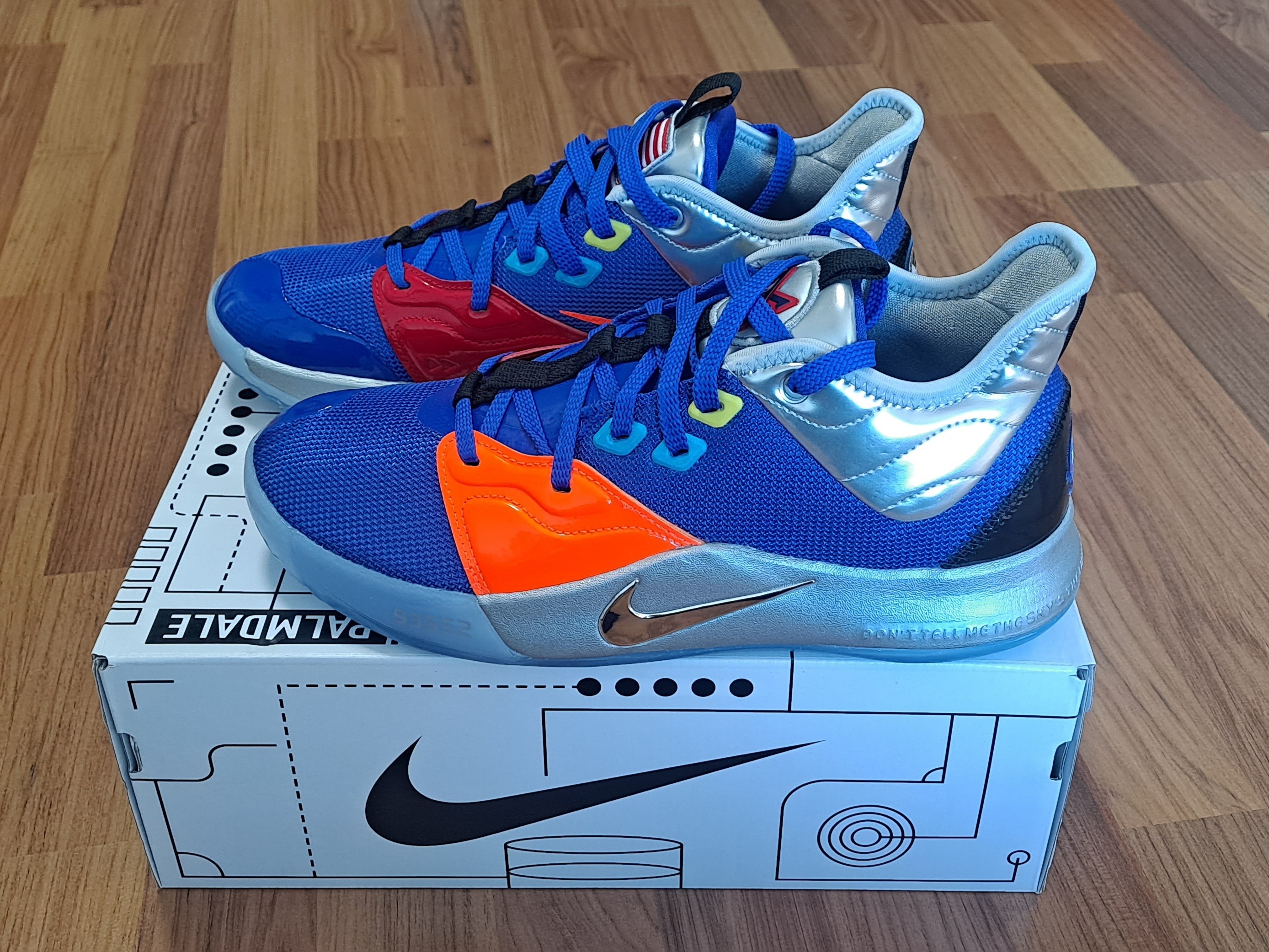 Nike x NASA PG 3 EP Apollo 14 Clipper Blue 착용 스타일 - 1