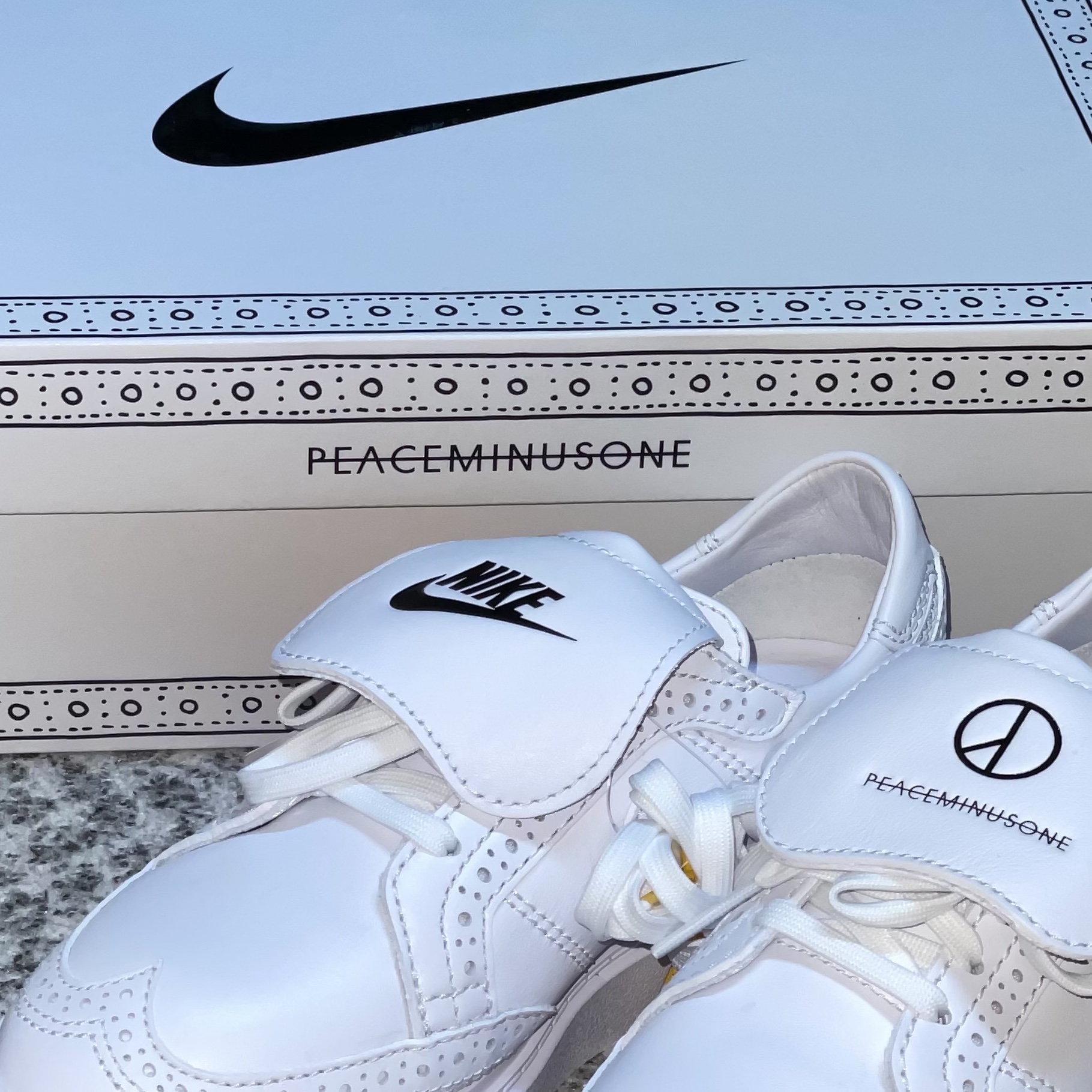Nike x Peaceminusone Kwondo1 White 착용 스타일