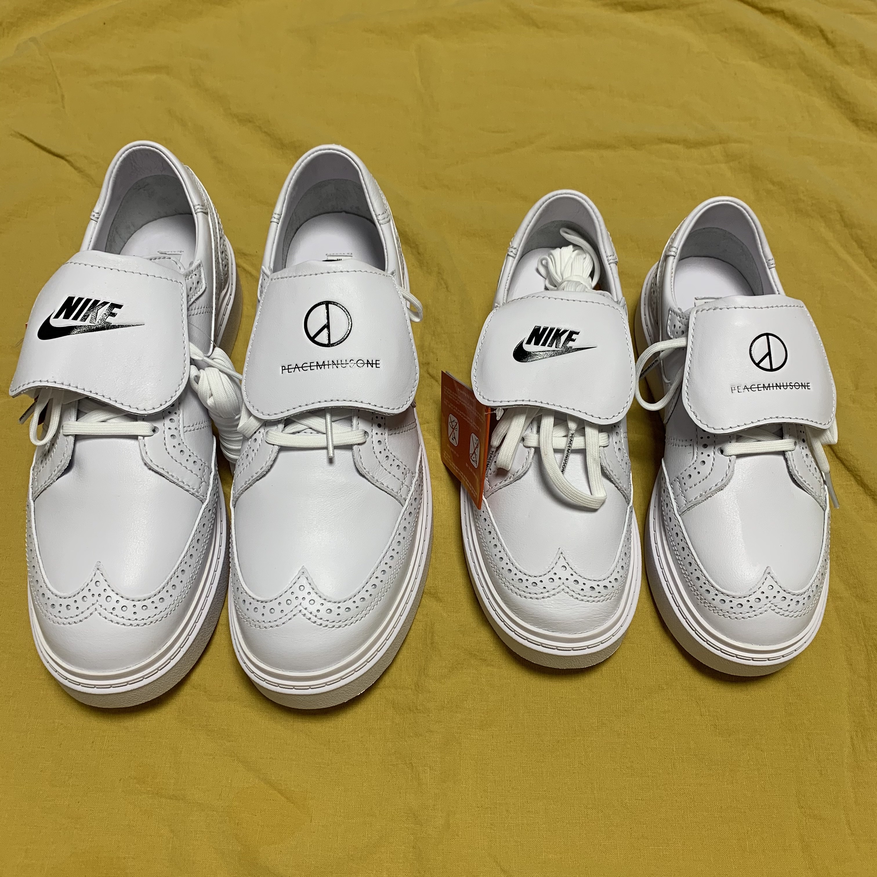 Nike x Peaceminusone Kwondo1 White 착용 스타일 - 2
