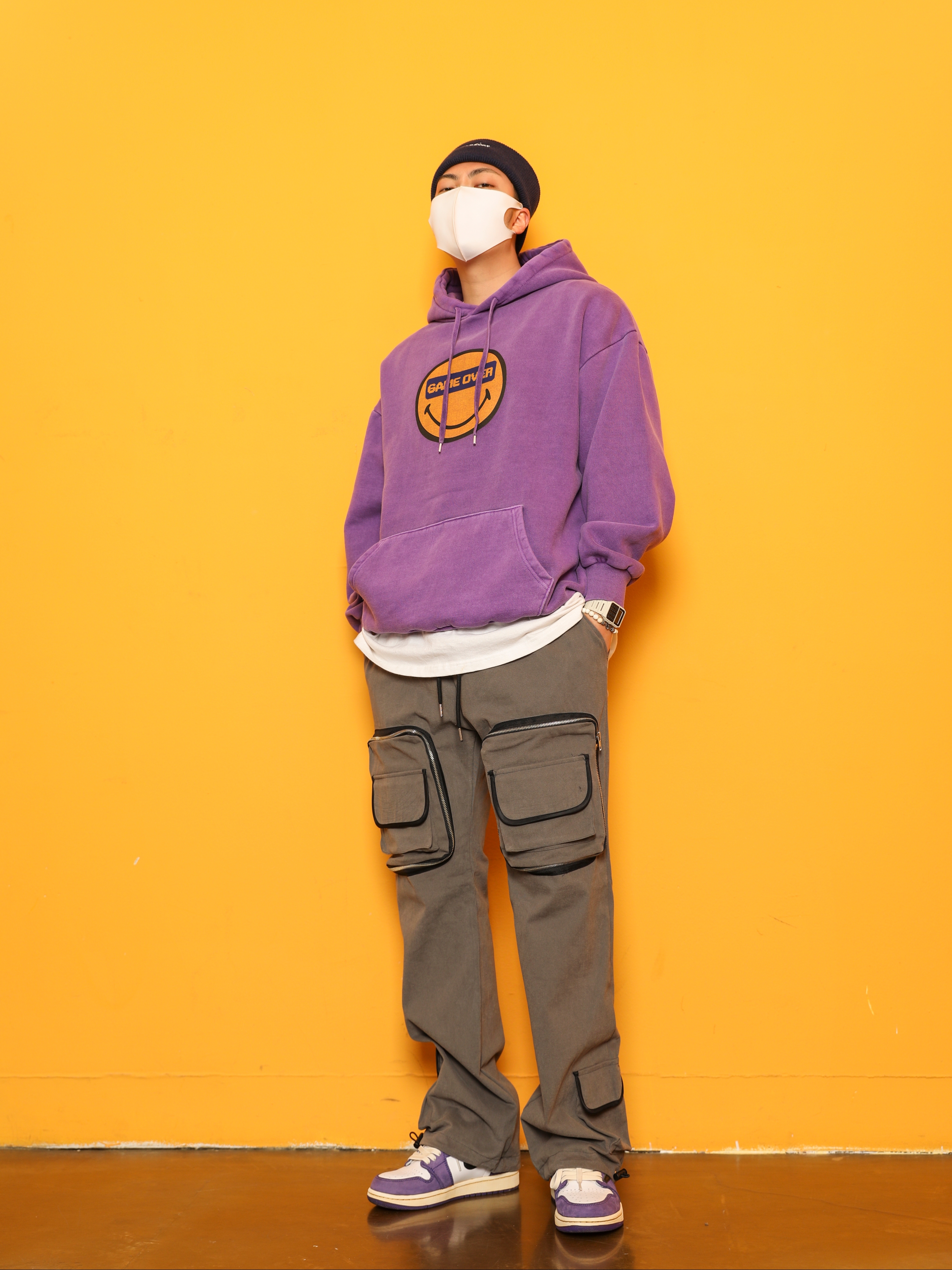 Jordan 1 Retro High OG Court Purple 2020 착용 스타일 - 2