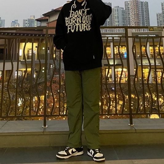 Nike Dunk Low Retro Black 착용 스타일