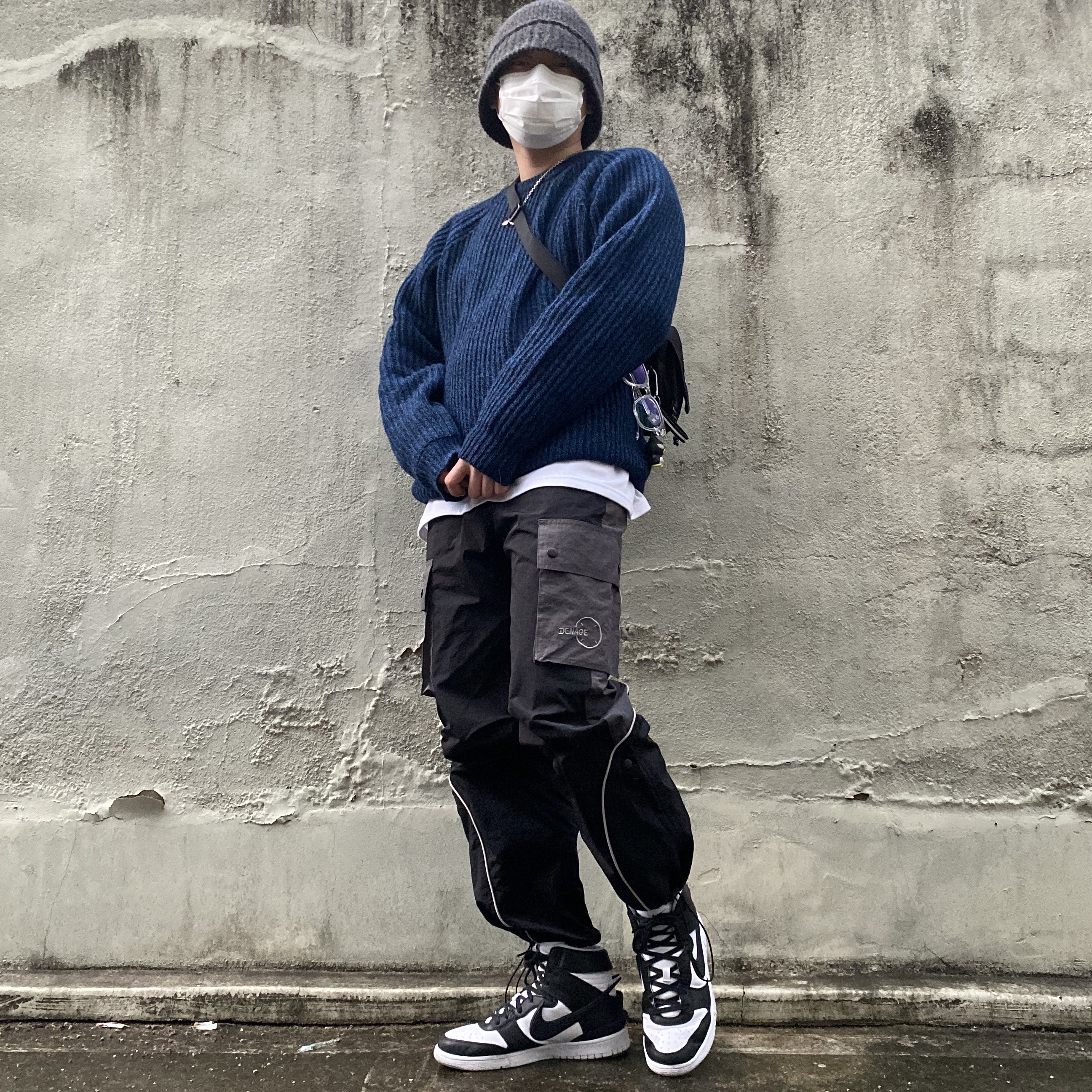 Nike x Ambush Dunk High Black 착용 스타일 - 2