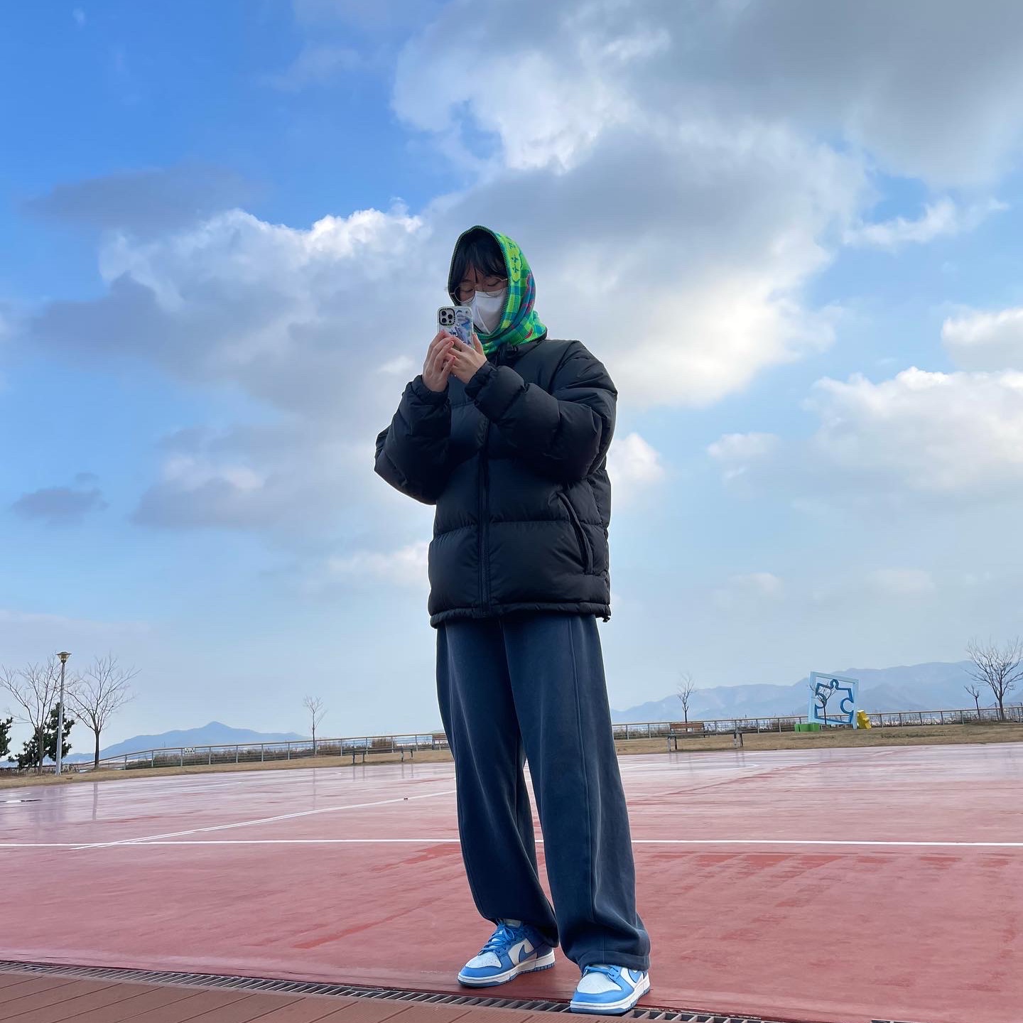 (W) Nike Dunk Low Coast 착용 스타일