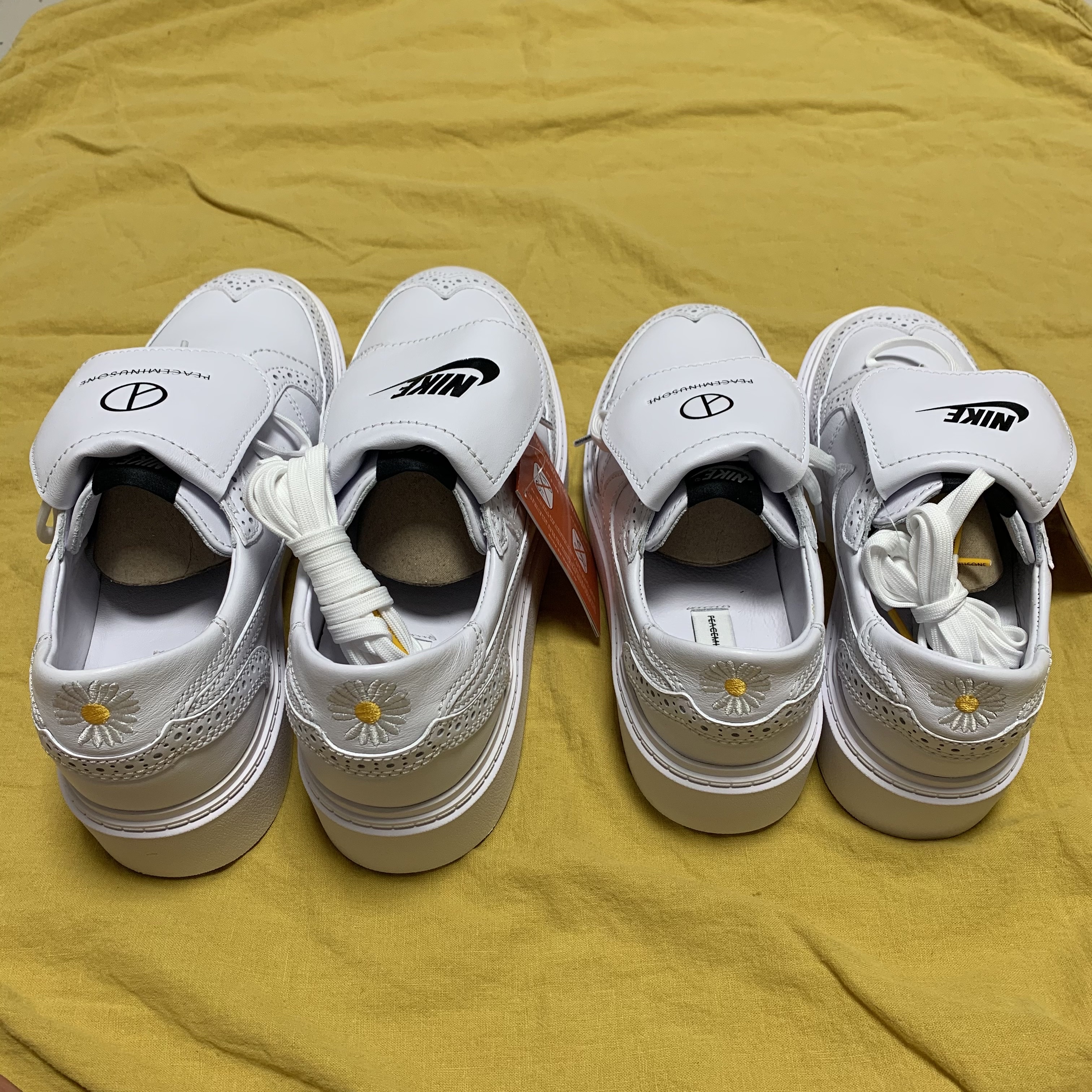 Nike x Peaceminusone Kwondo1 White 착용 스타일 - 3