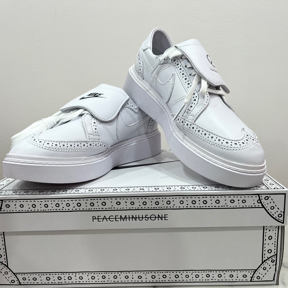 Nike x Peaceminusone Kwondo1 White 착용 스타일 - 2