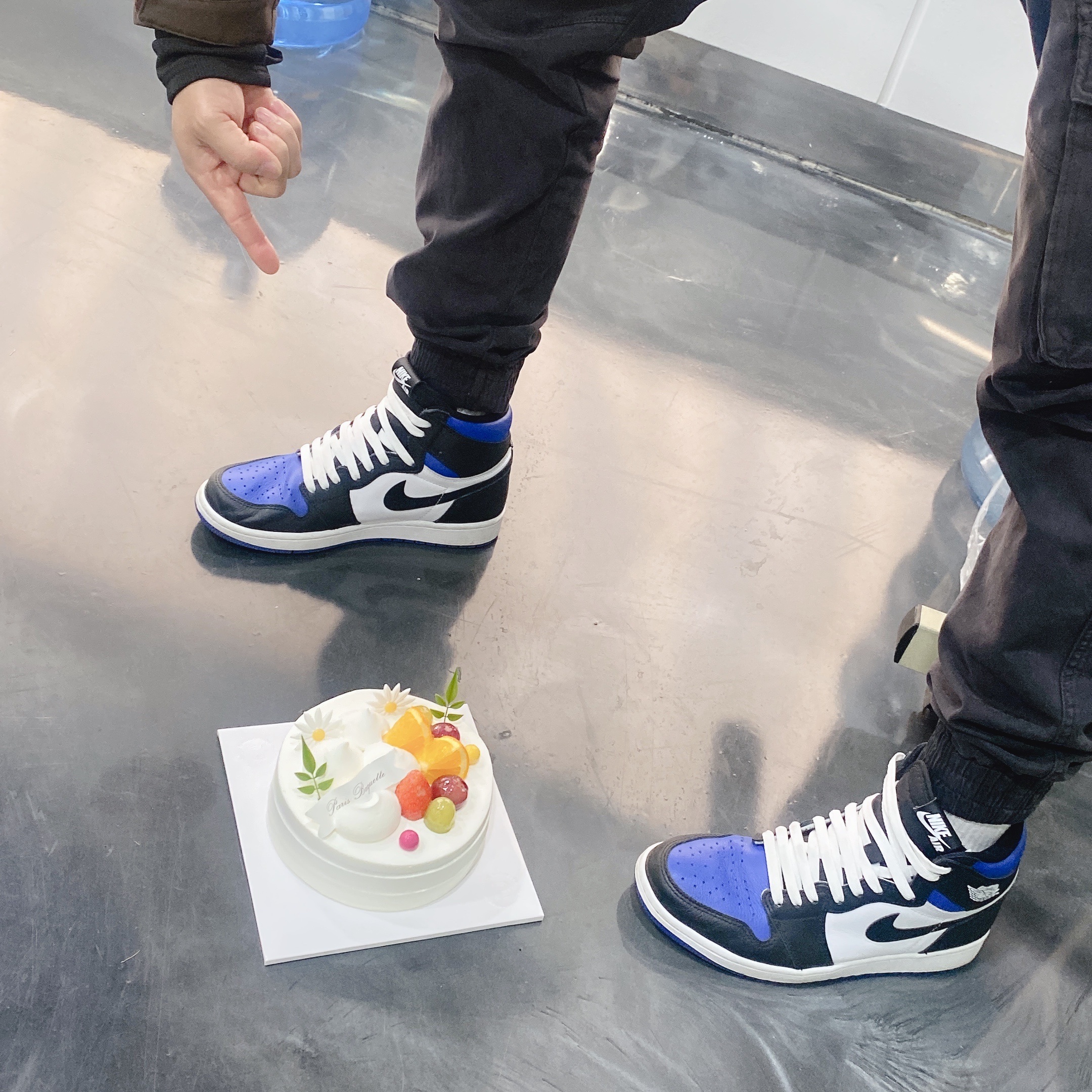Jordan 1 Retro High OG Royal Toe 착용 스타일