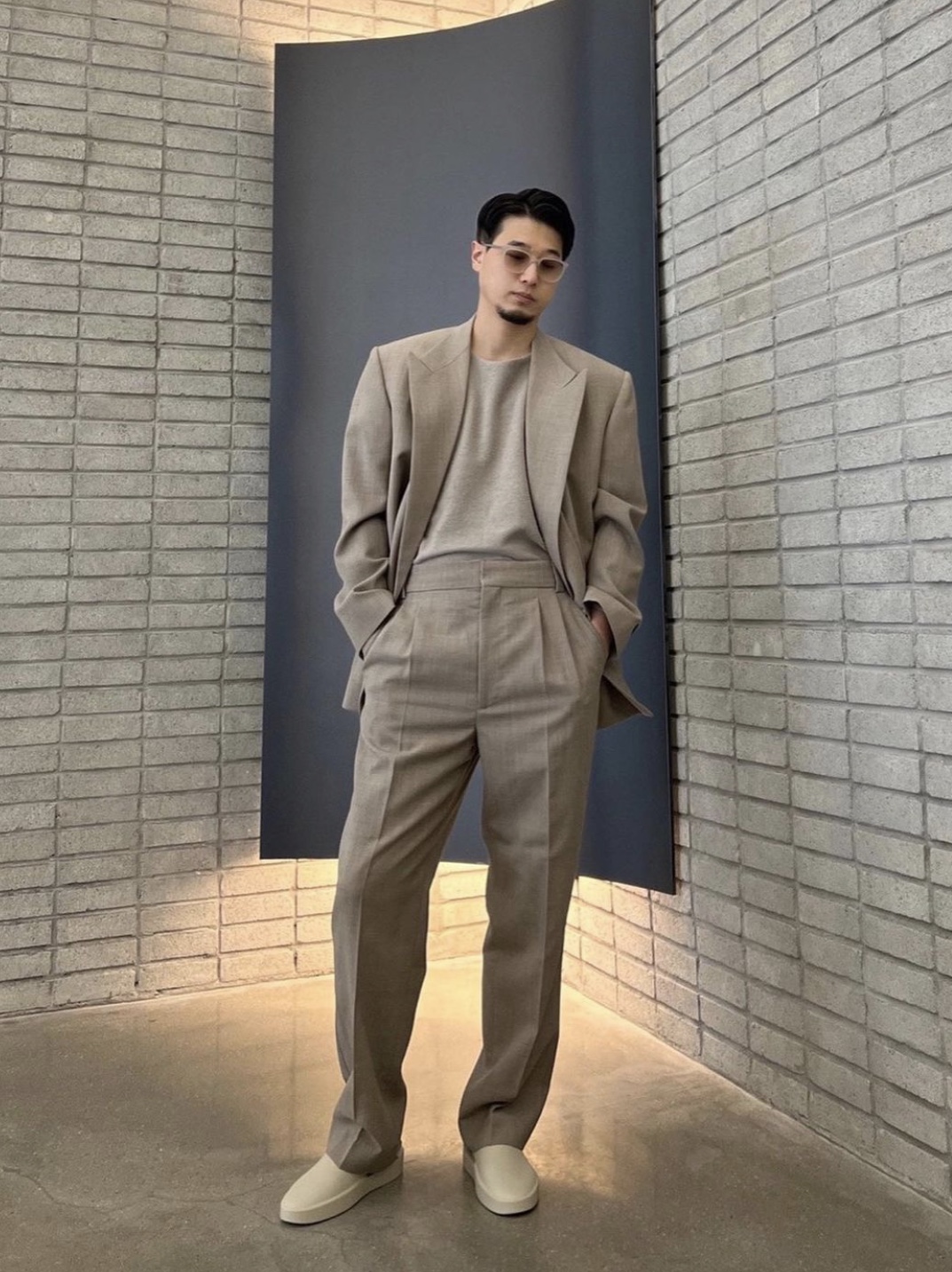 Fear of God The California Oat 착용 스타일