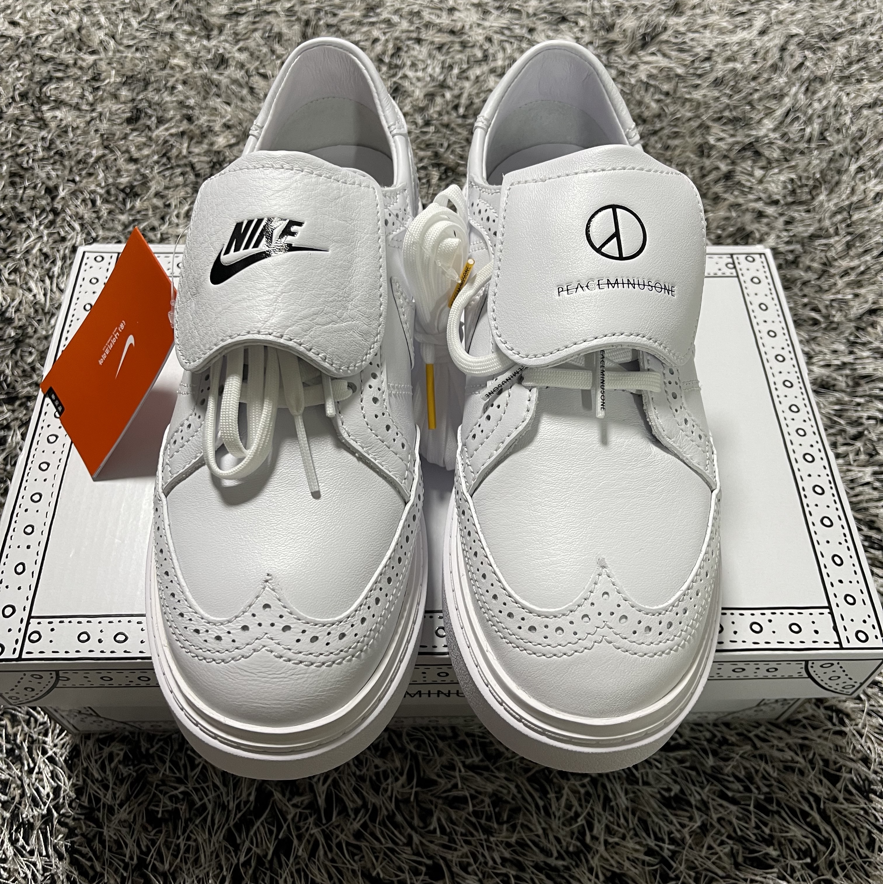 Nike x Peaceminusone Kwondo1 White 착용 스타일