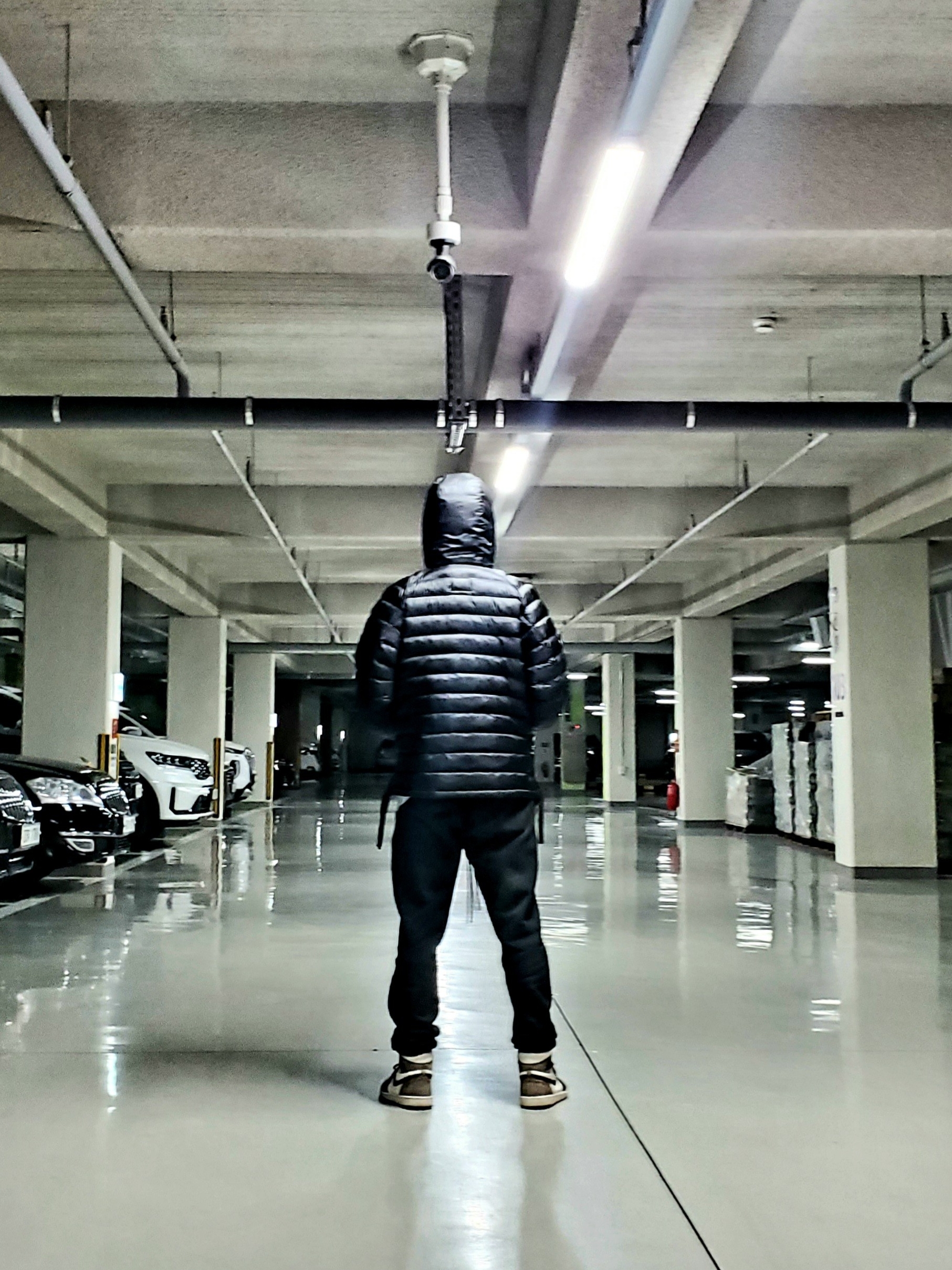 Nike x Stussy Insultd Jacket Black - US/EU, Essentials Sweatpants Dark Slate/Black 2020 착용 스타일 - 4