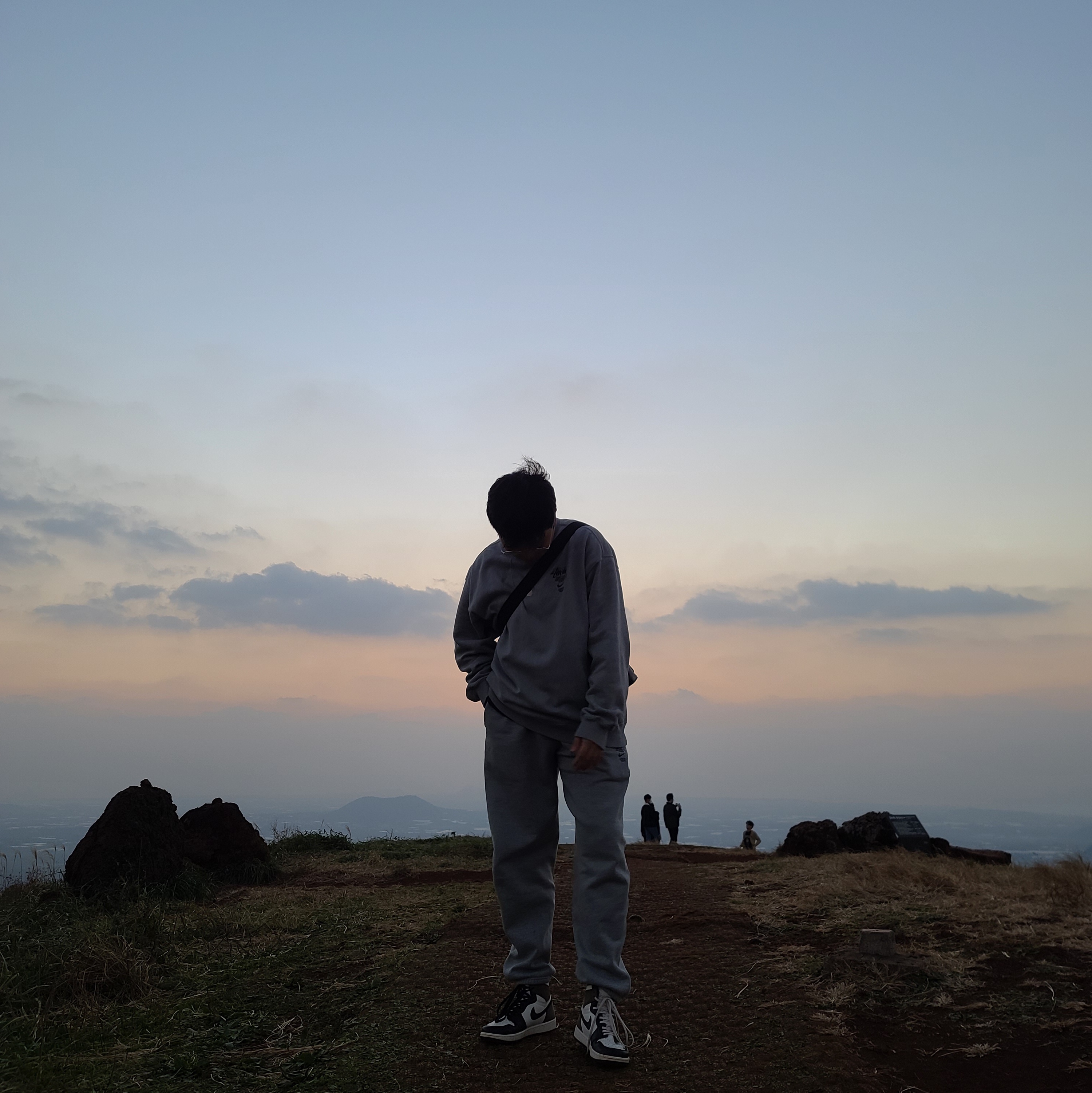 Nike x Stussy NRG ZR Fleece Crewneck Heather Grey - US/EU, Nike x Stussy NRG ZR Fleece Pants Heather Grey - US/EU 착용 스타일