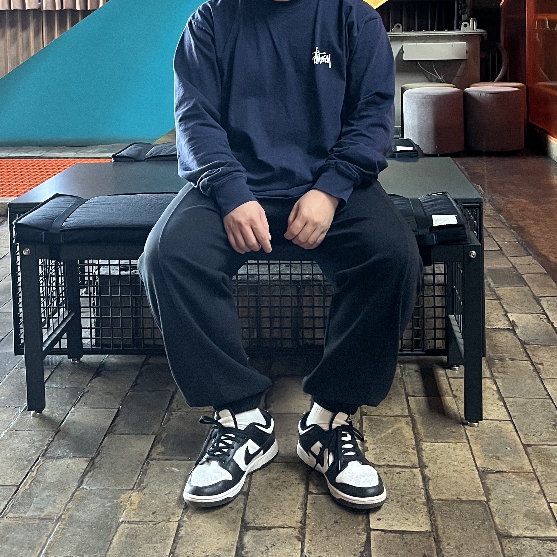 Nike Dunk Low Retro Black 착용 스타일
