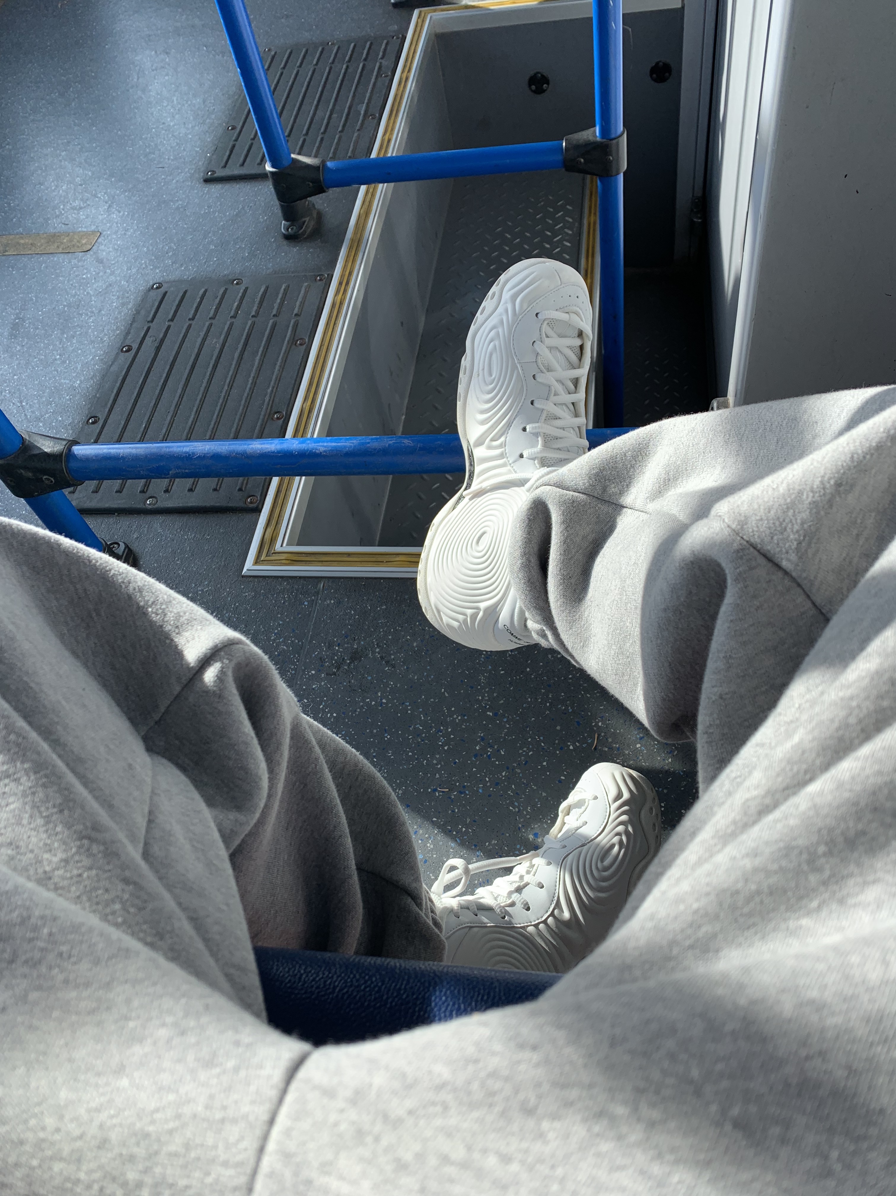 Nike x Comme des Garcons Homme Plus Air Foamposite One White 착용 스타일