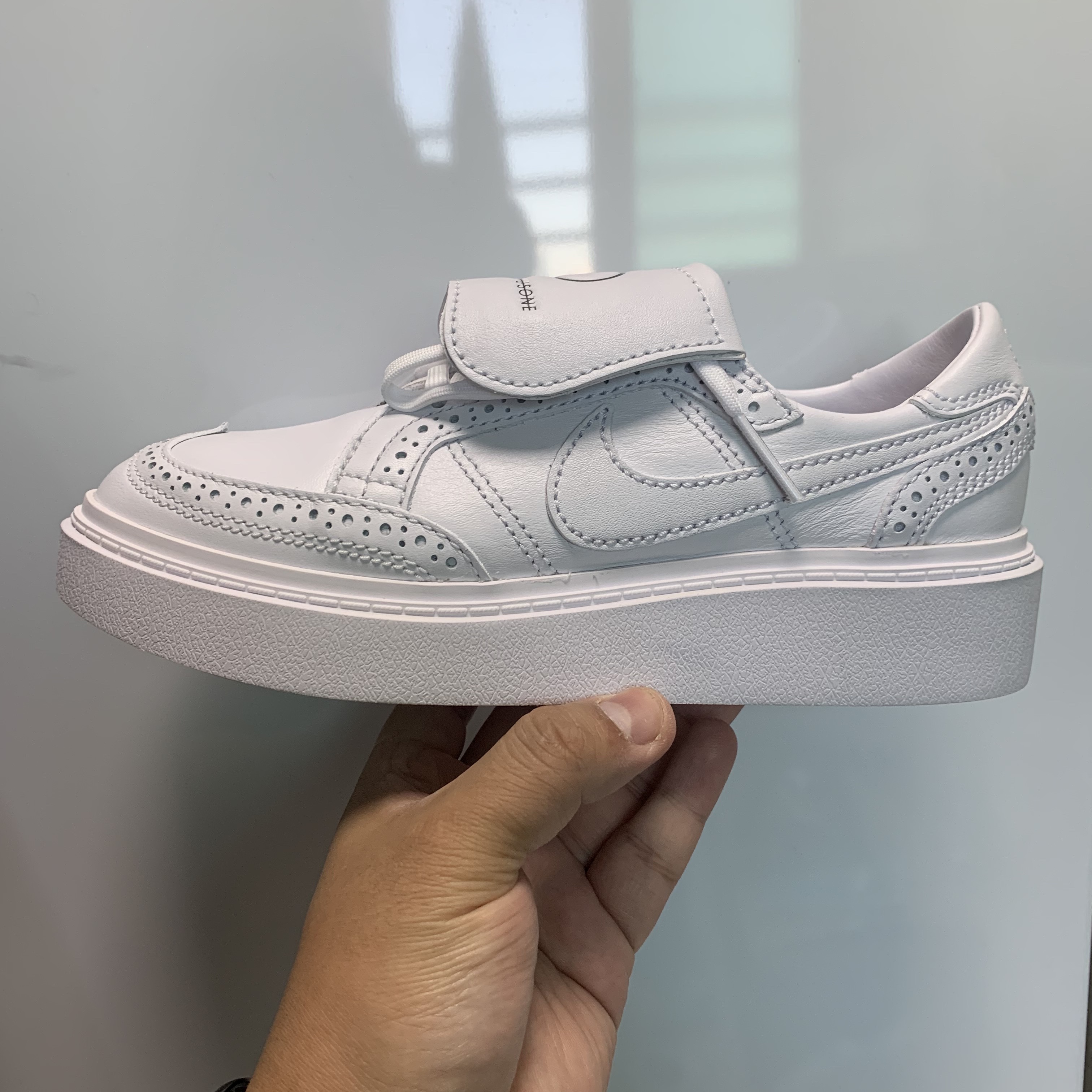 Nike x Peaceminusone Kwondo1 White 착용 스타일 - 3