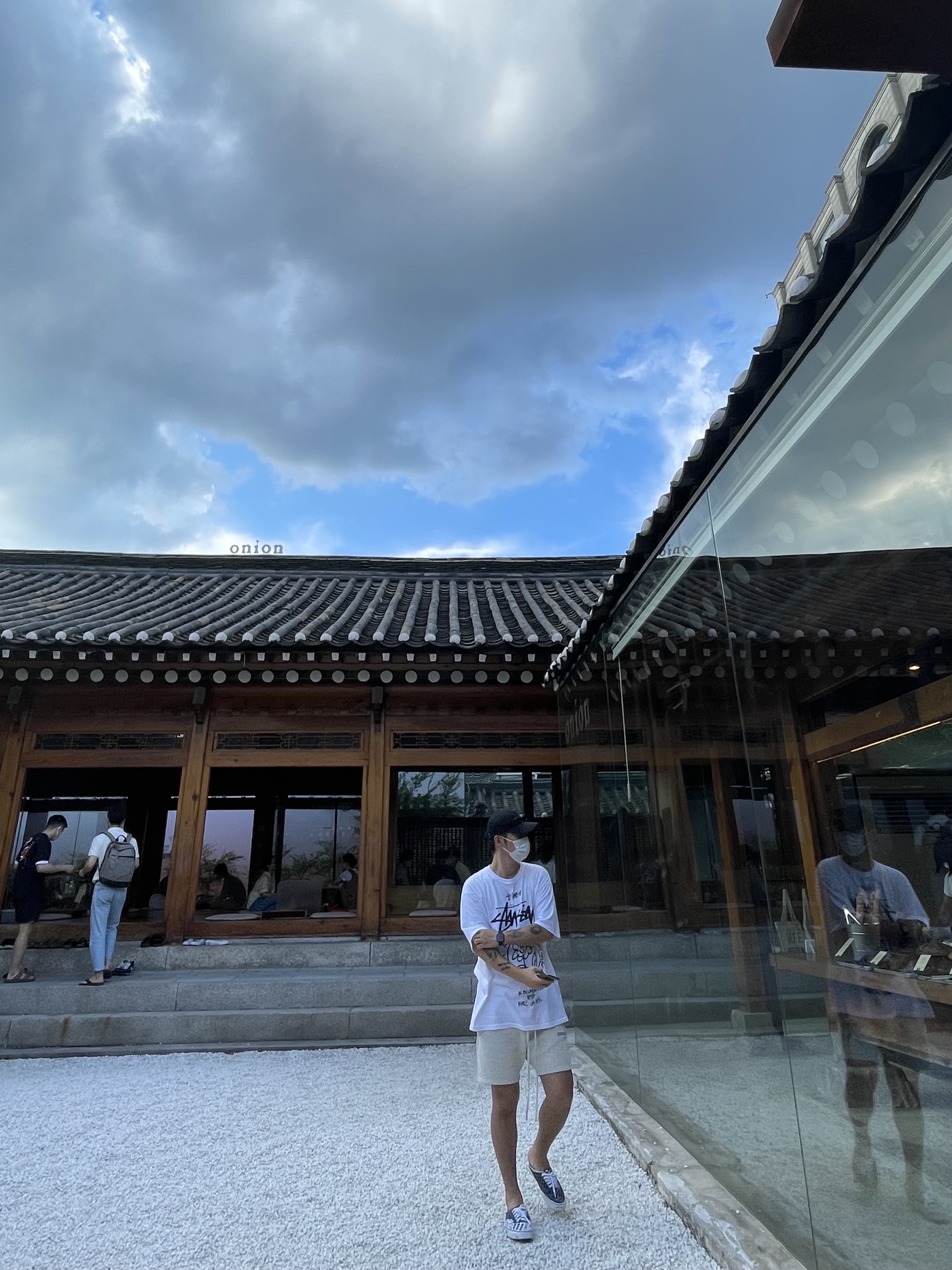 Stussy x Marc Jacobs 40 WT T-Shirt, Essentials Sweatshorts Oatmeal - 21SS 착용 스타일 - 2