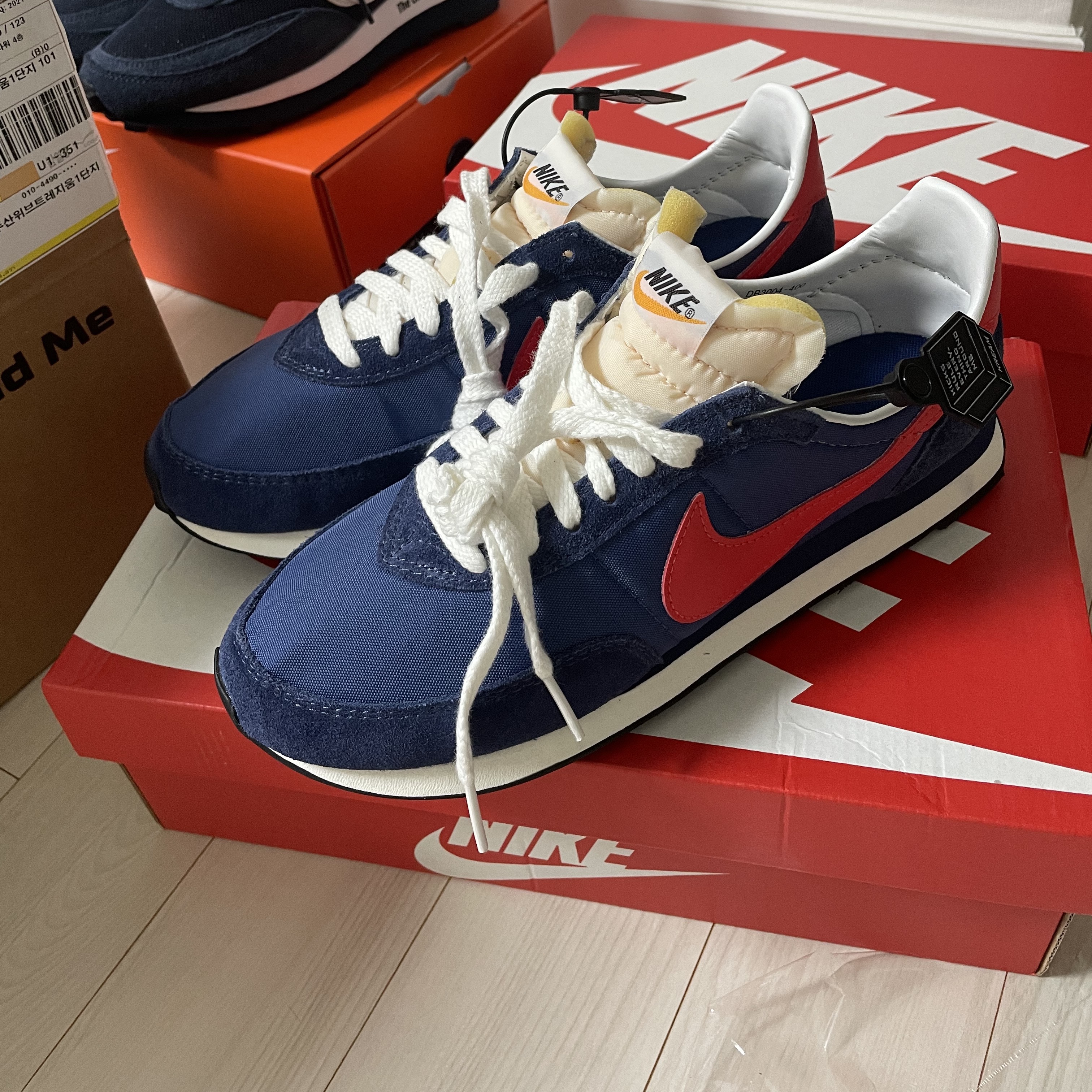 Nike Waffle Trainer 2 SP Midnight Navy 착용 스타일