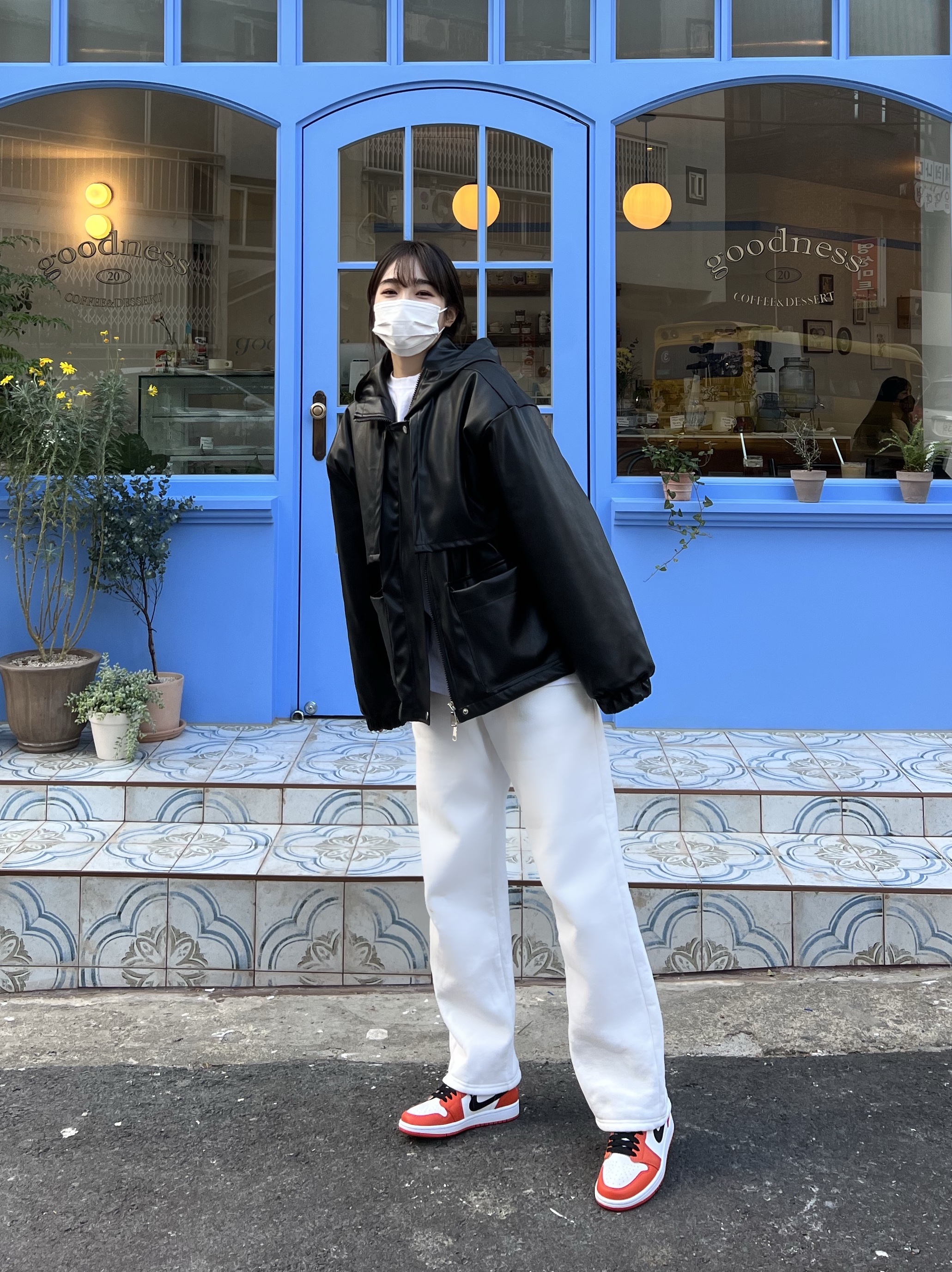(W) Jordan 1 Low OG Starfish 착용 스타일
