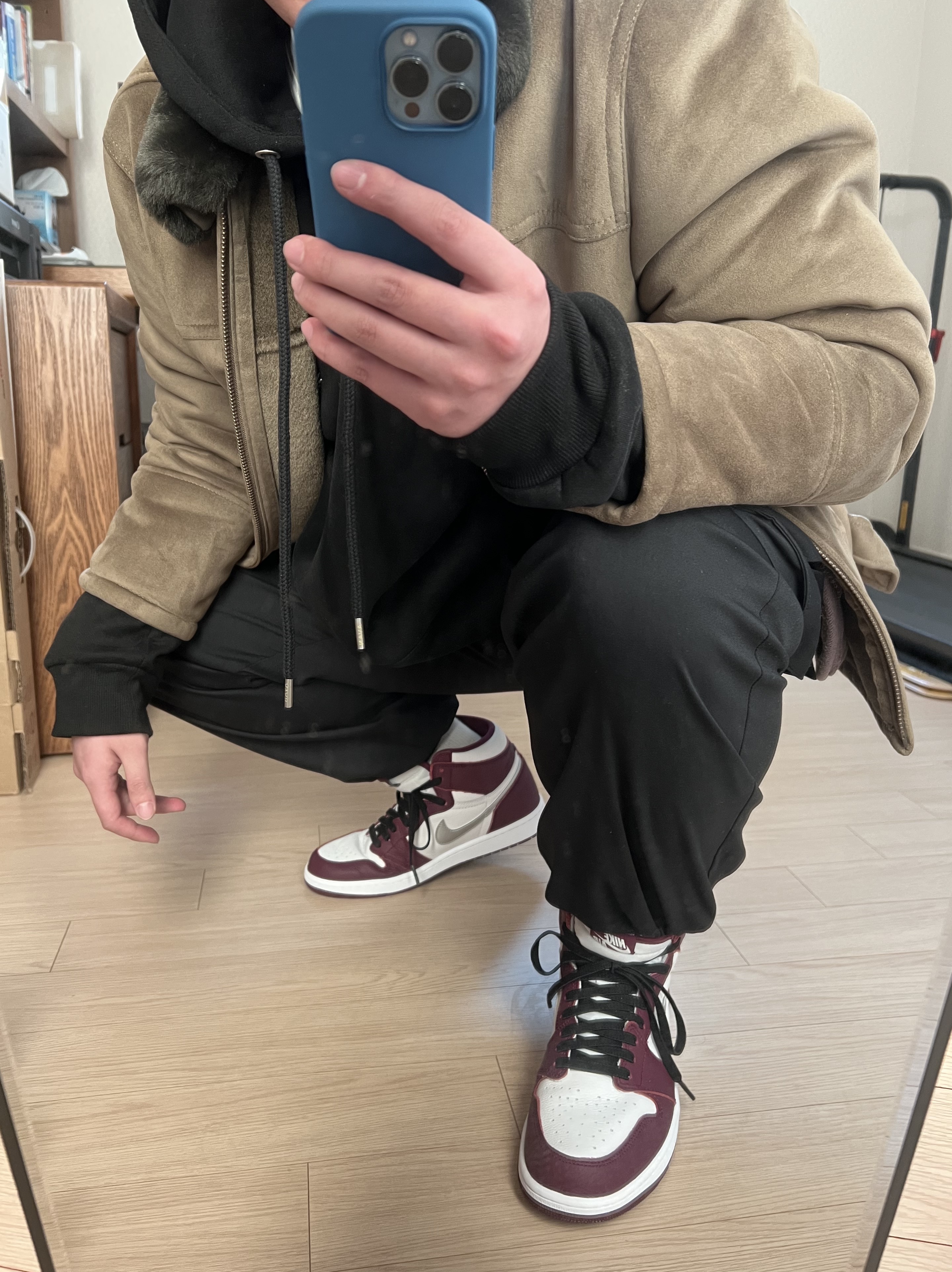 Jordan 1 Retro High OG Bordeaux 착용 스타일