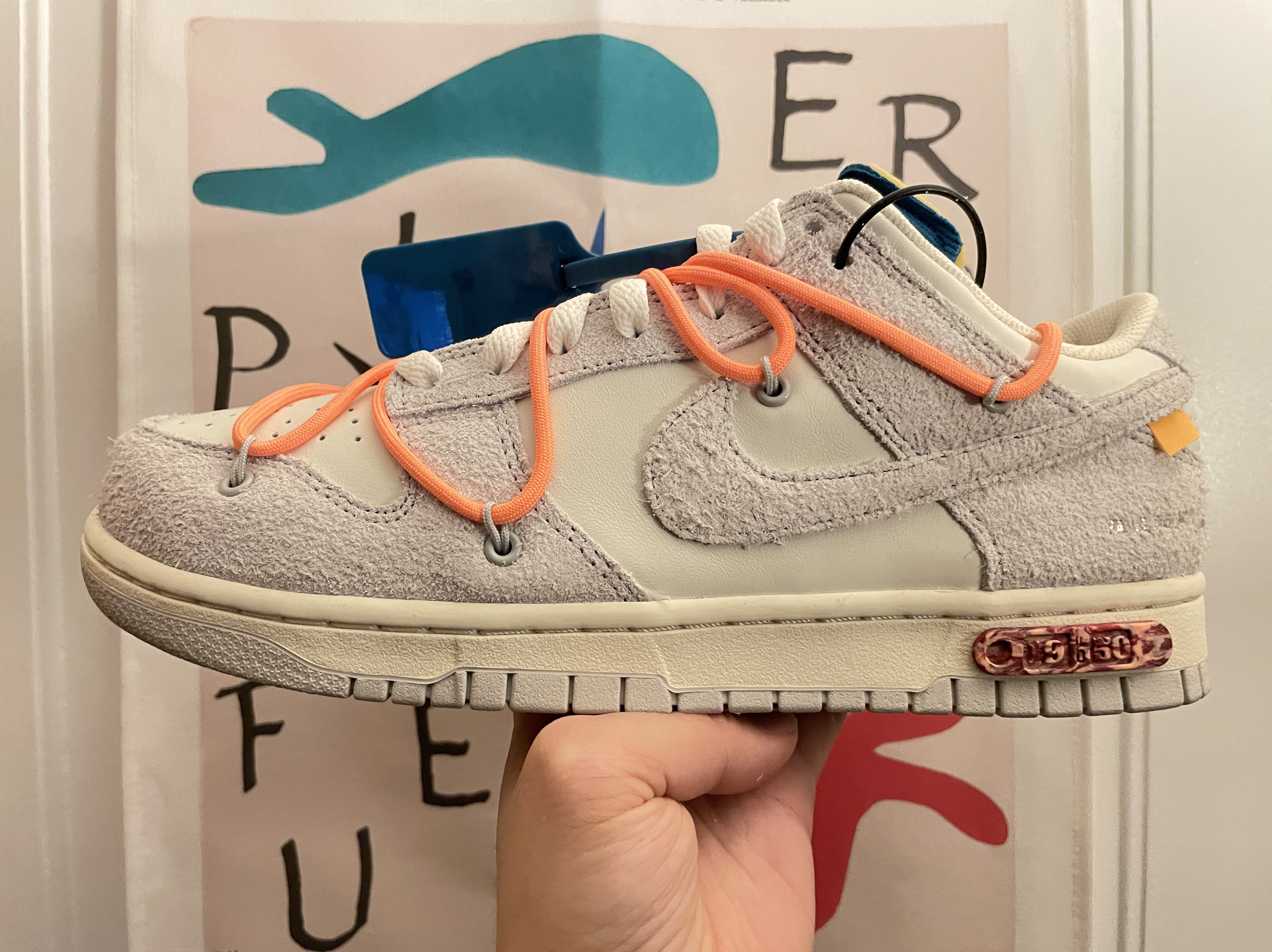 Nike x Off-White Dunk Low The 50 - Lot 19 착용 스타일 - 1