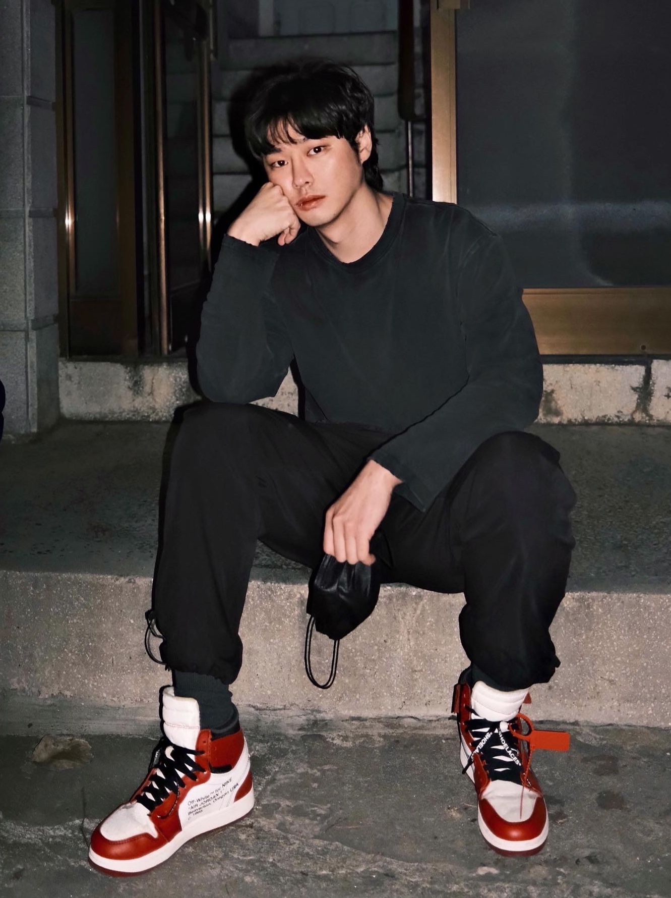 Jordan 1 x Off-White Retro High Chicago The Ten 착용 스타일