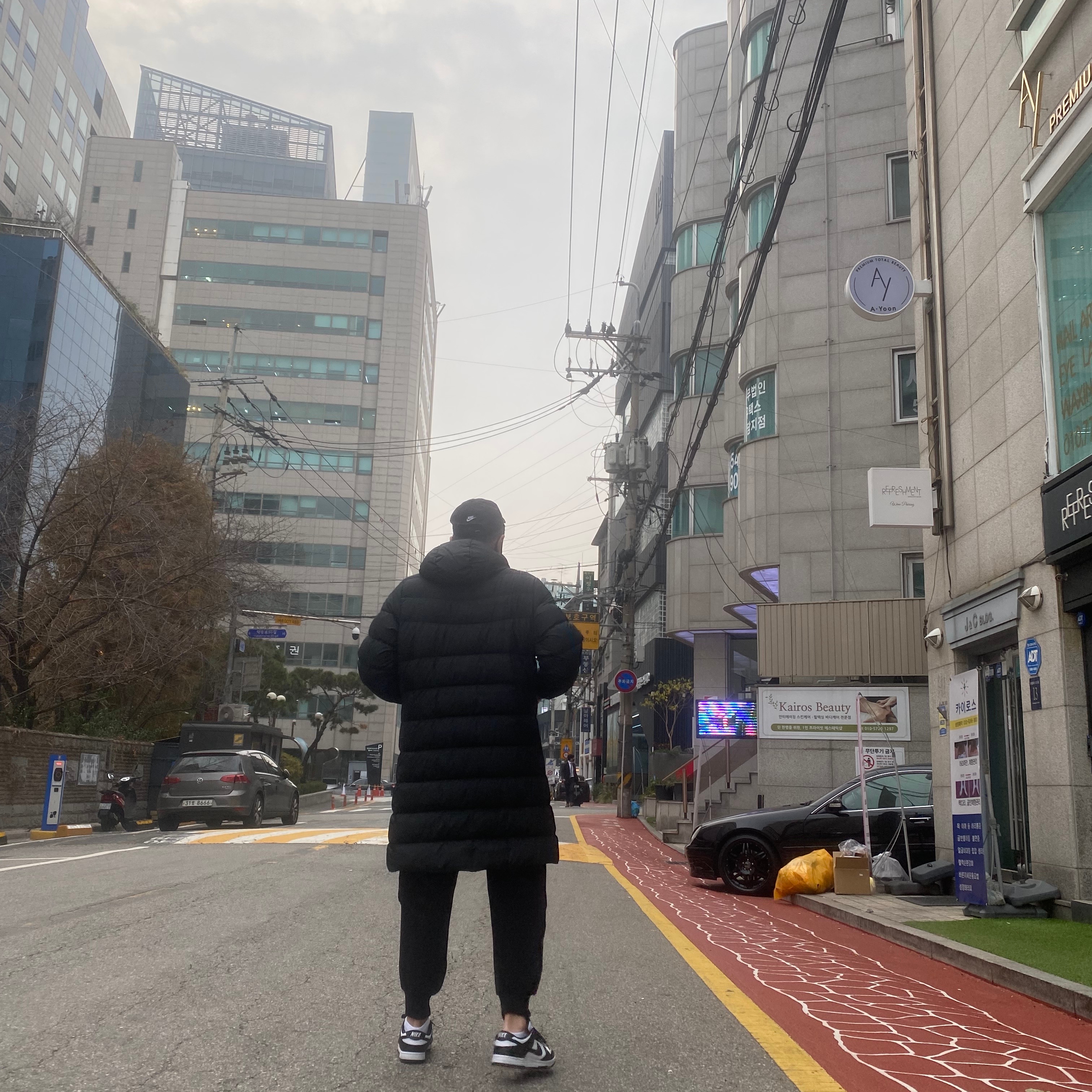 Nike Dunk Low Retro Black 착용 스타일