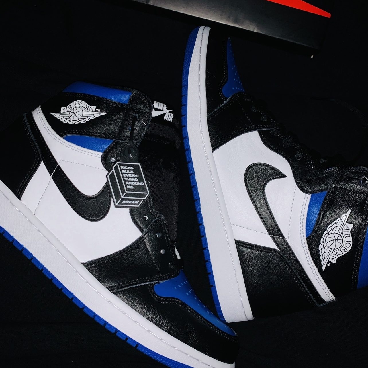 Jordan 1 Retro High OG Royal Toe 착용 스타일