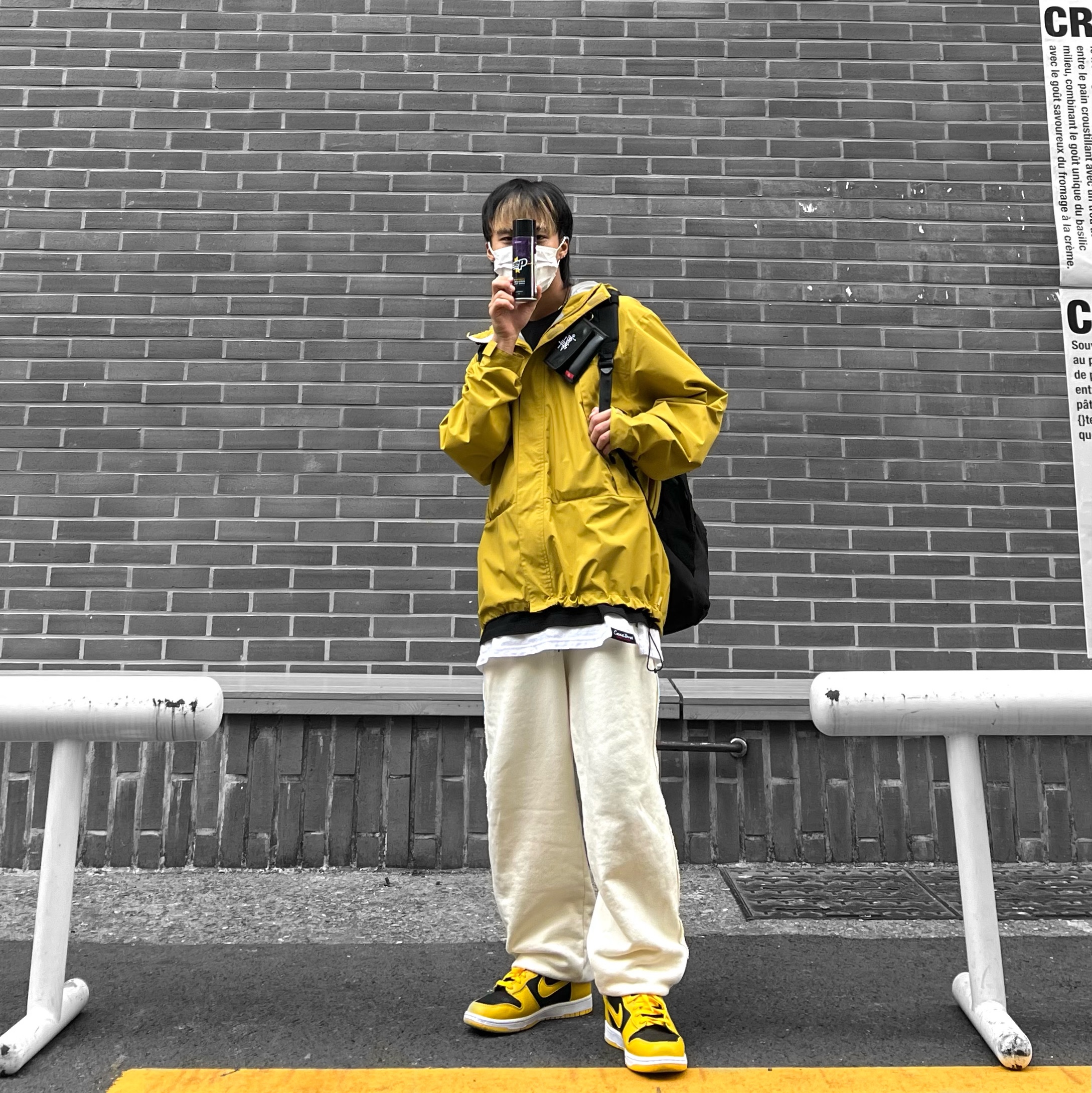 Nike Dunk High SP Varsity Maize 착용 스타일 - 1