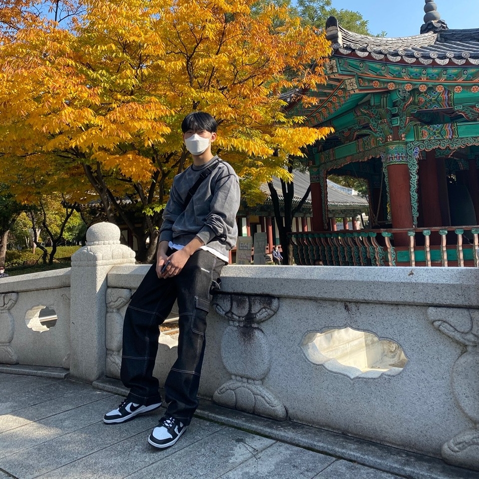 Nike Dunk Low Retro Black 착용 스타일
