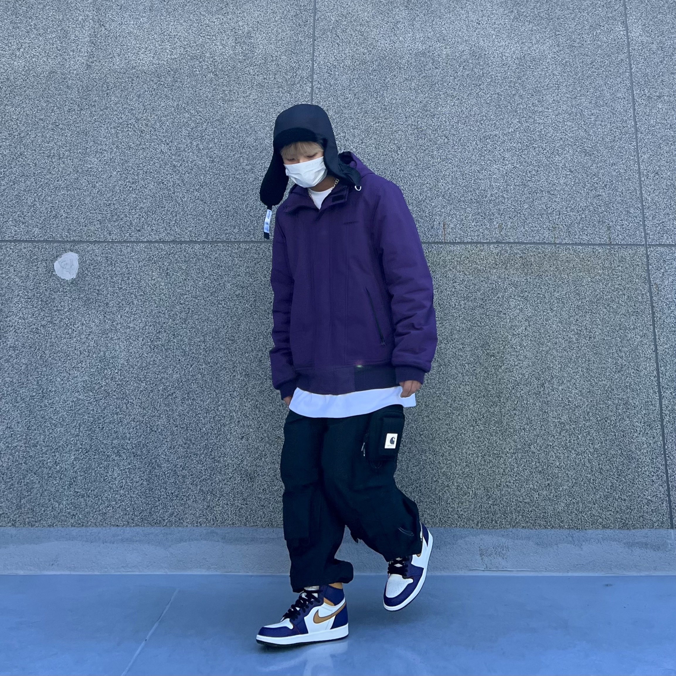 Jordan 1 Retro High OG Defiant SB LA to Chicago 착용 스타일 - 1