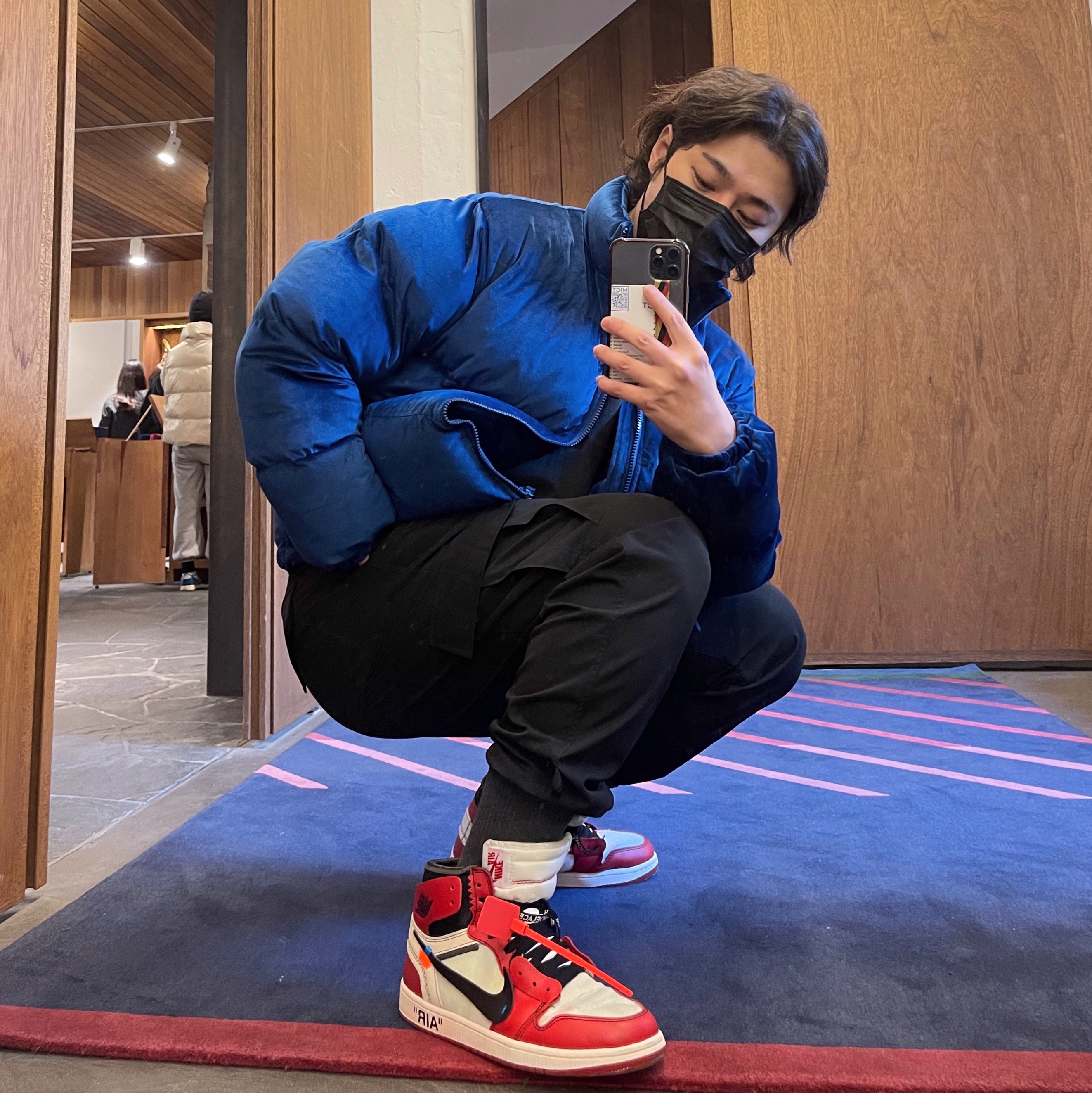 Jordan 1 x Off-White Retro High Chicago The Ten 착용 스타일