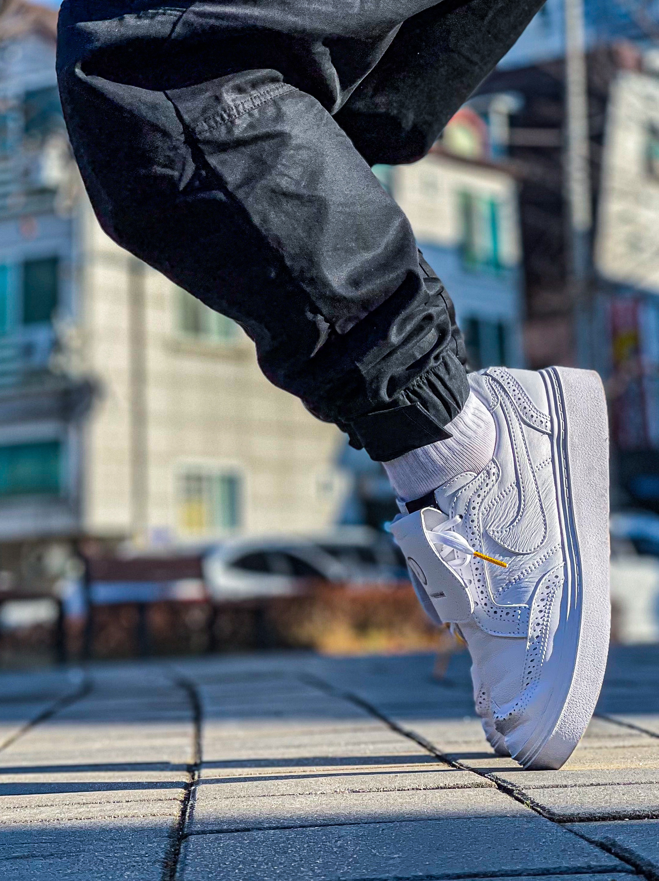 Nike x Peaceminusone Kwondo1 White 착용 스타일 - 2