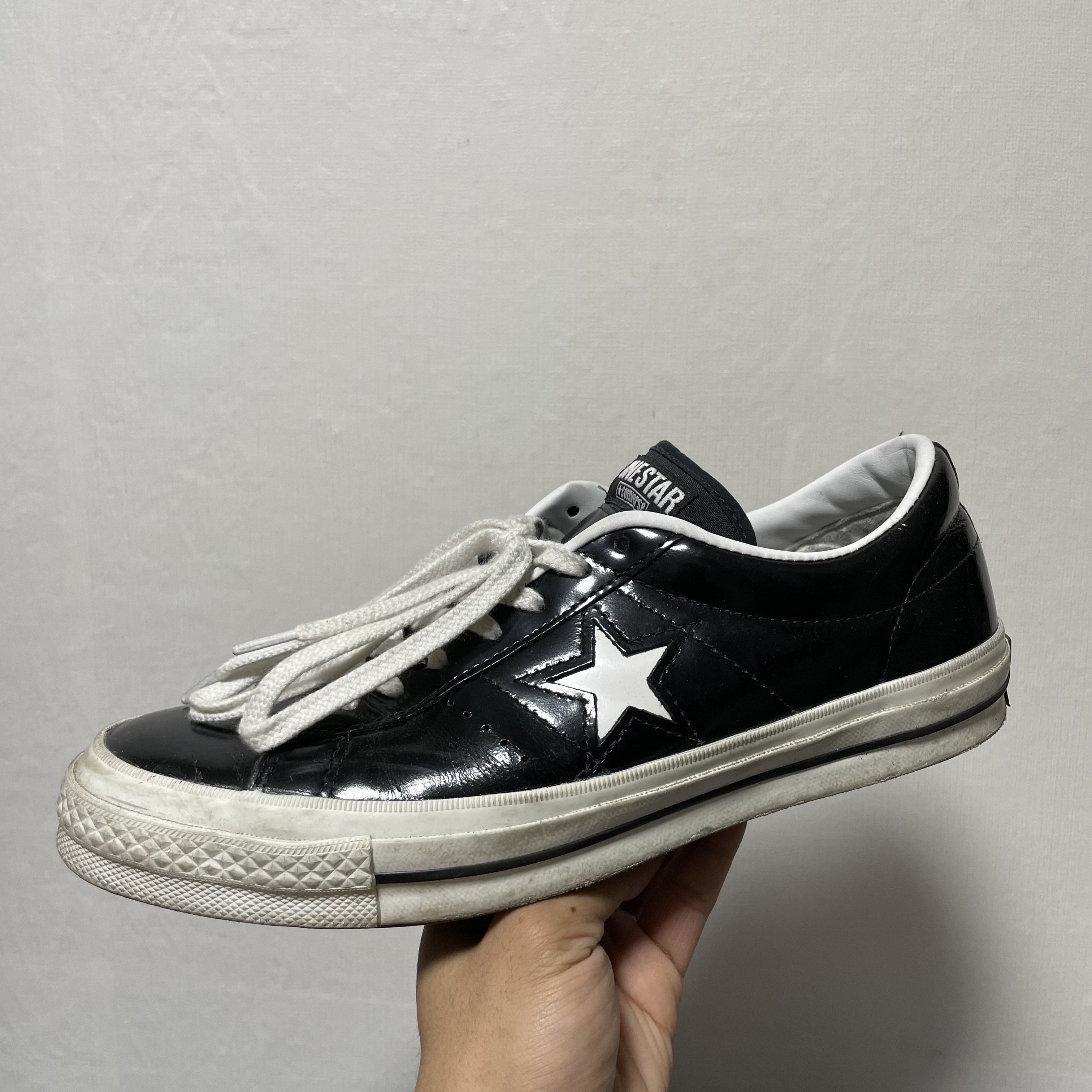 Converse One Star Ox HanByeol Black 착용 스타일