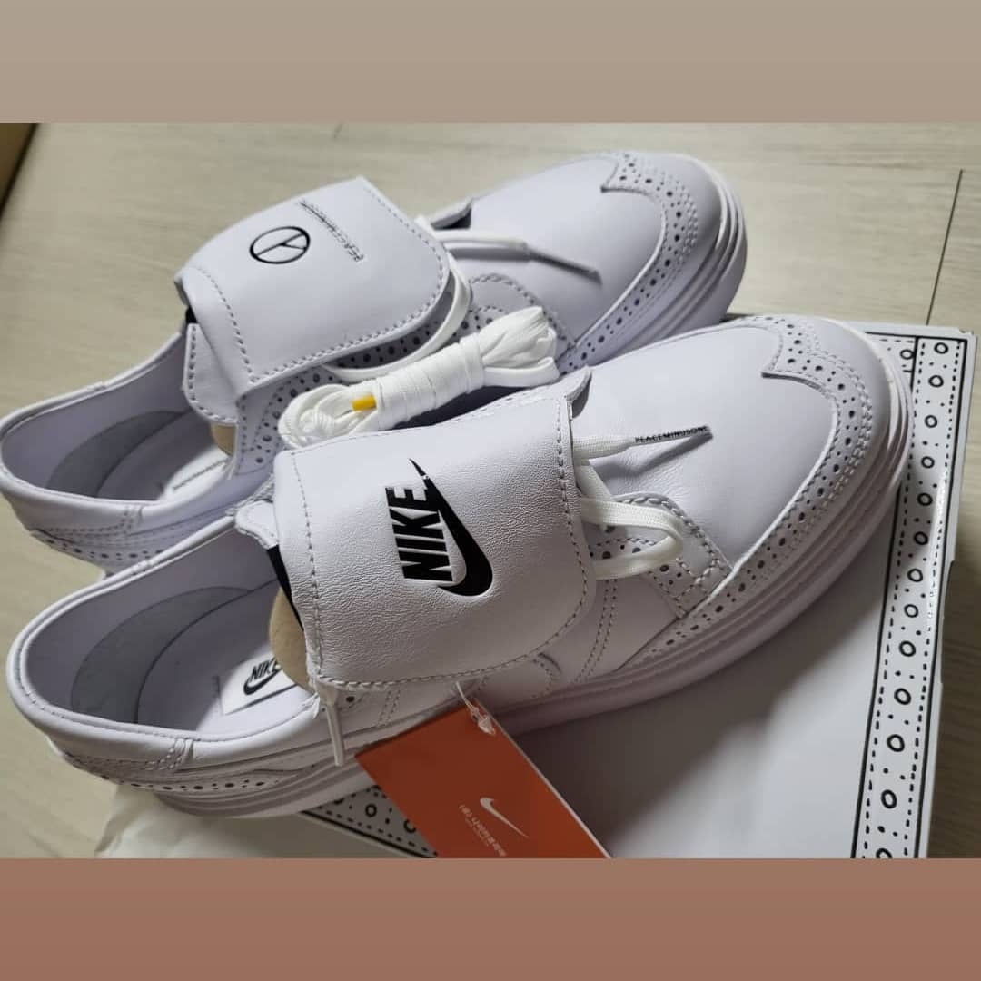 Nike x Peaceminusone Kwondo1 White 착용 스타일 - 3