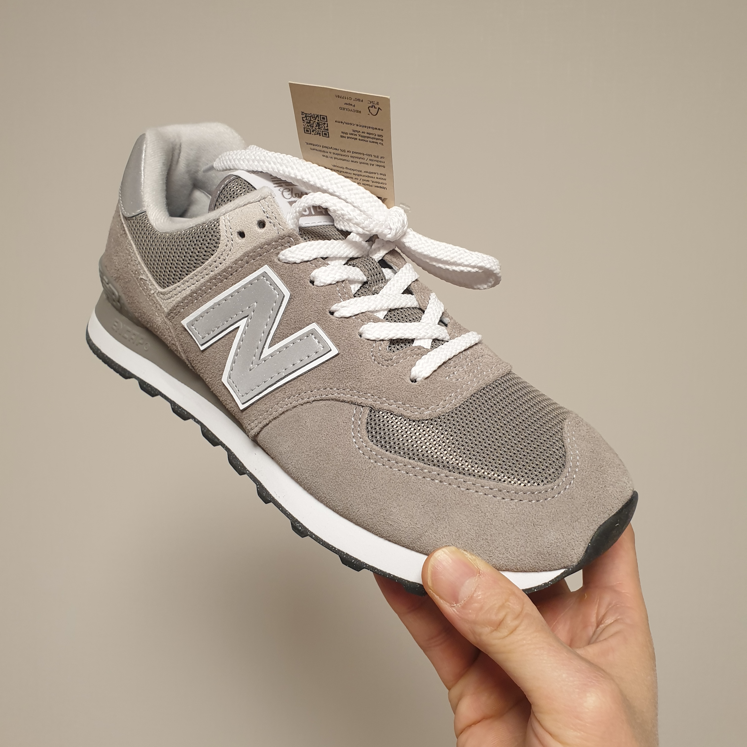 New Balance 574 Worn By Anyone Grey - D Standard 착용 스타일 - 1