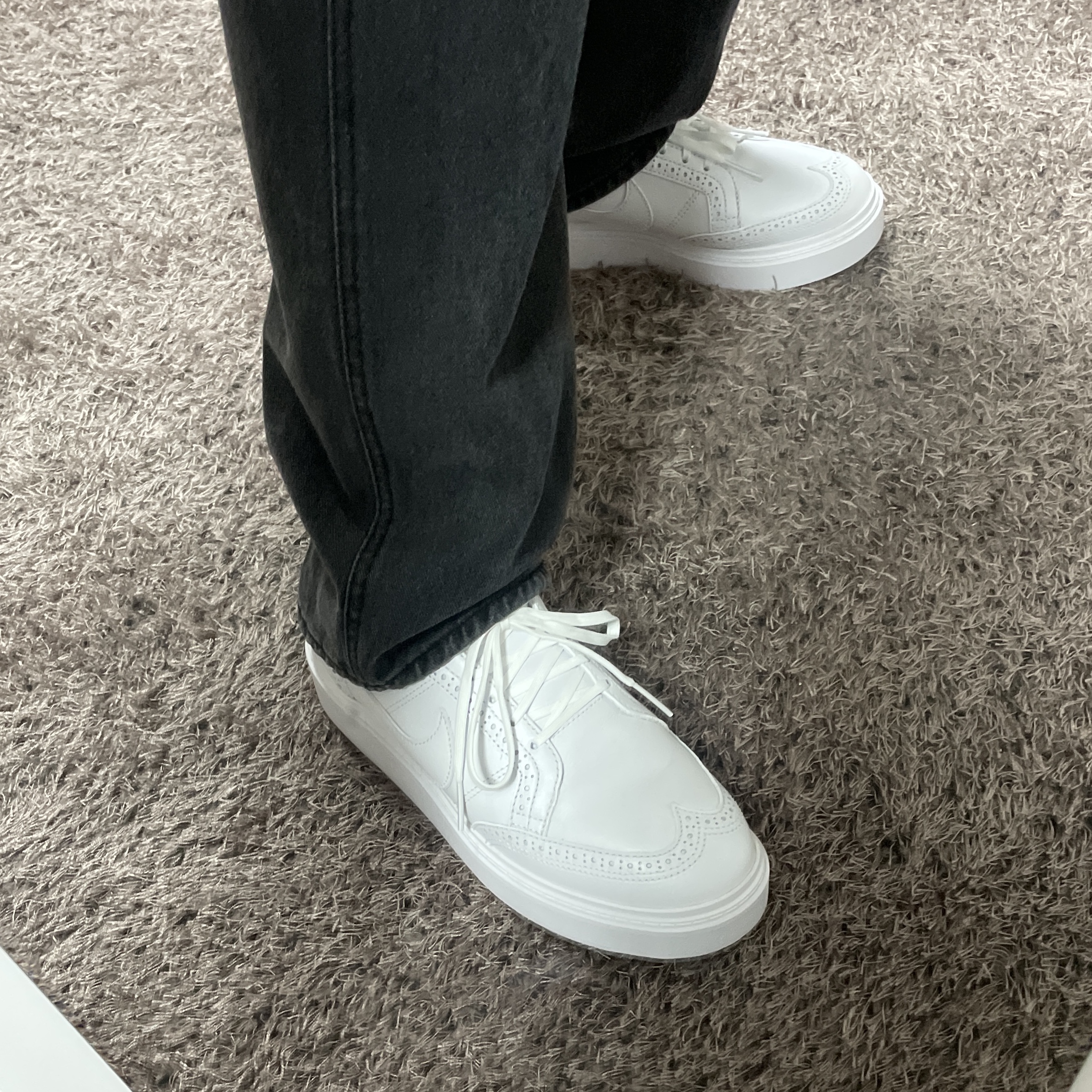 Nike x Peaceminusone Kwondo1 White 착용 스타일 - 2
