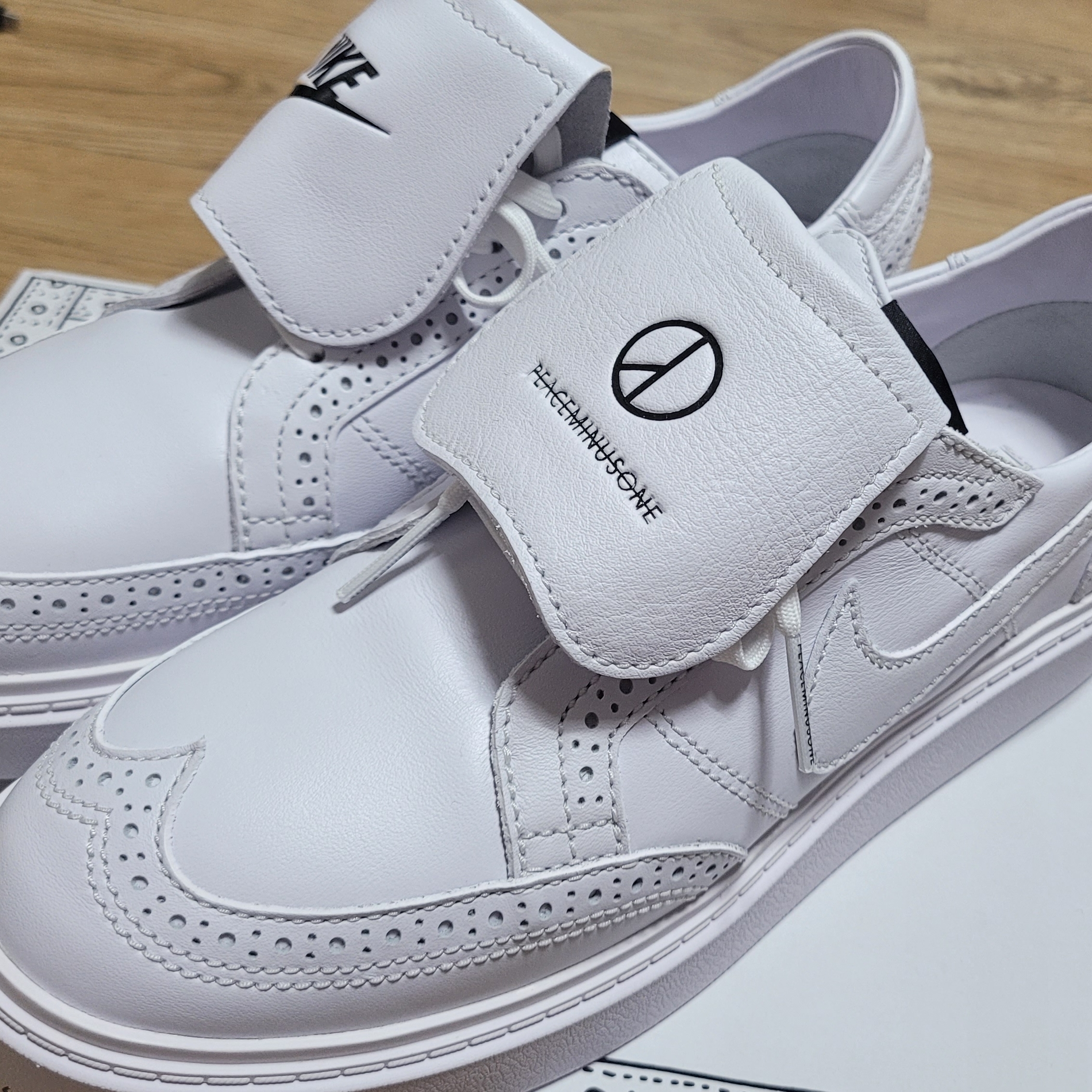 Nike x Peaceminusone Kwondo1 White 착용 스타일