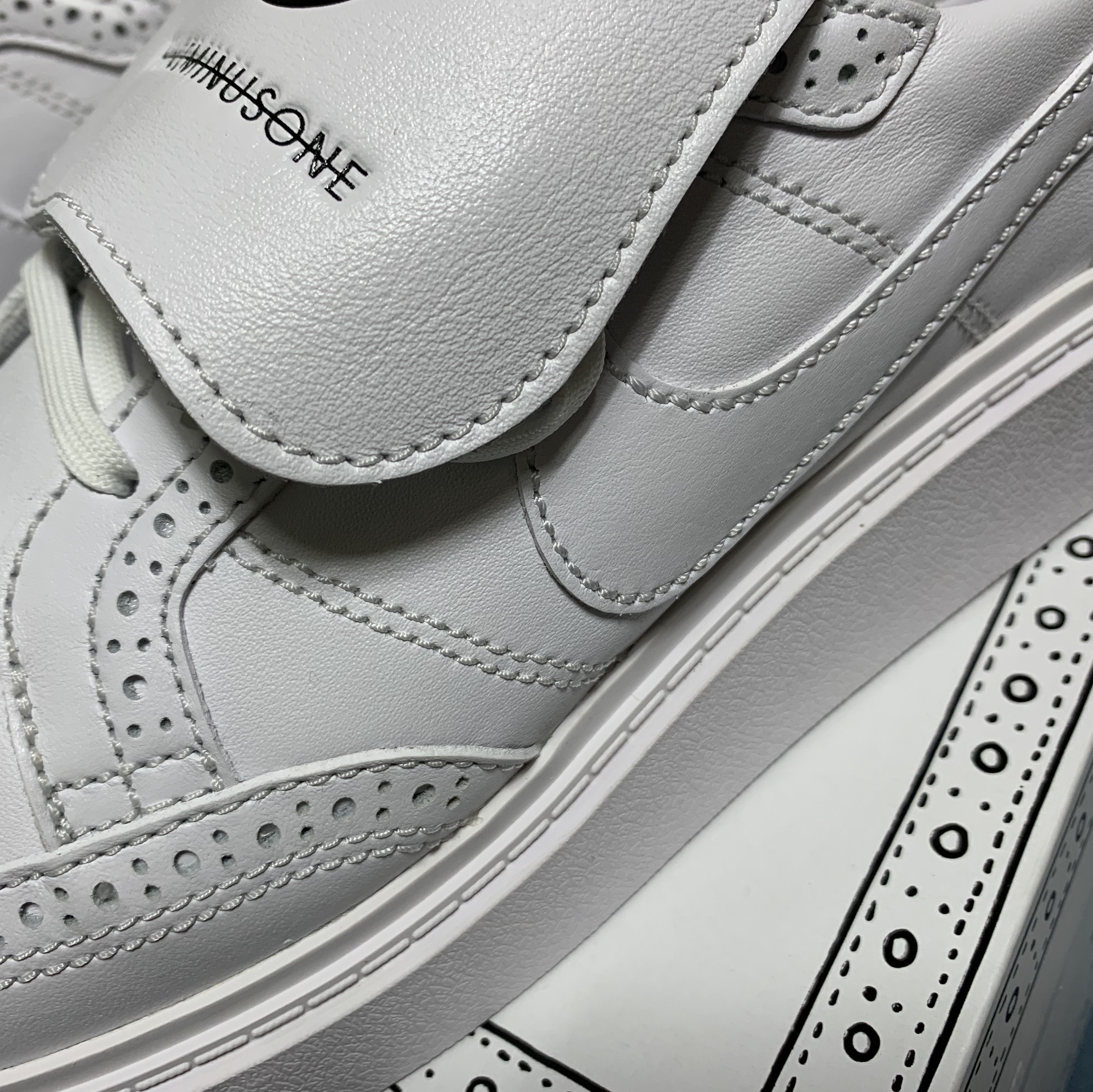 Nike x Peaceminusone Kwondo1 White 착용 스타일 - 2