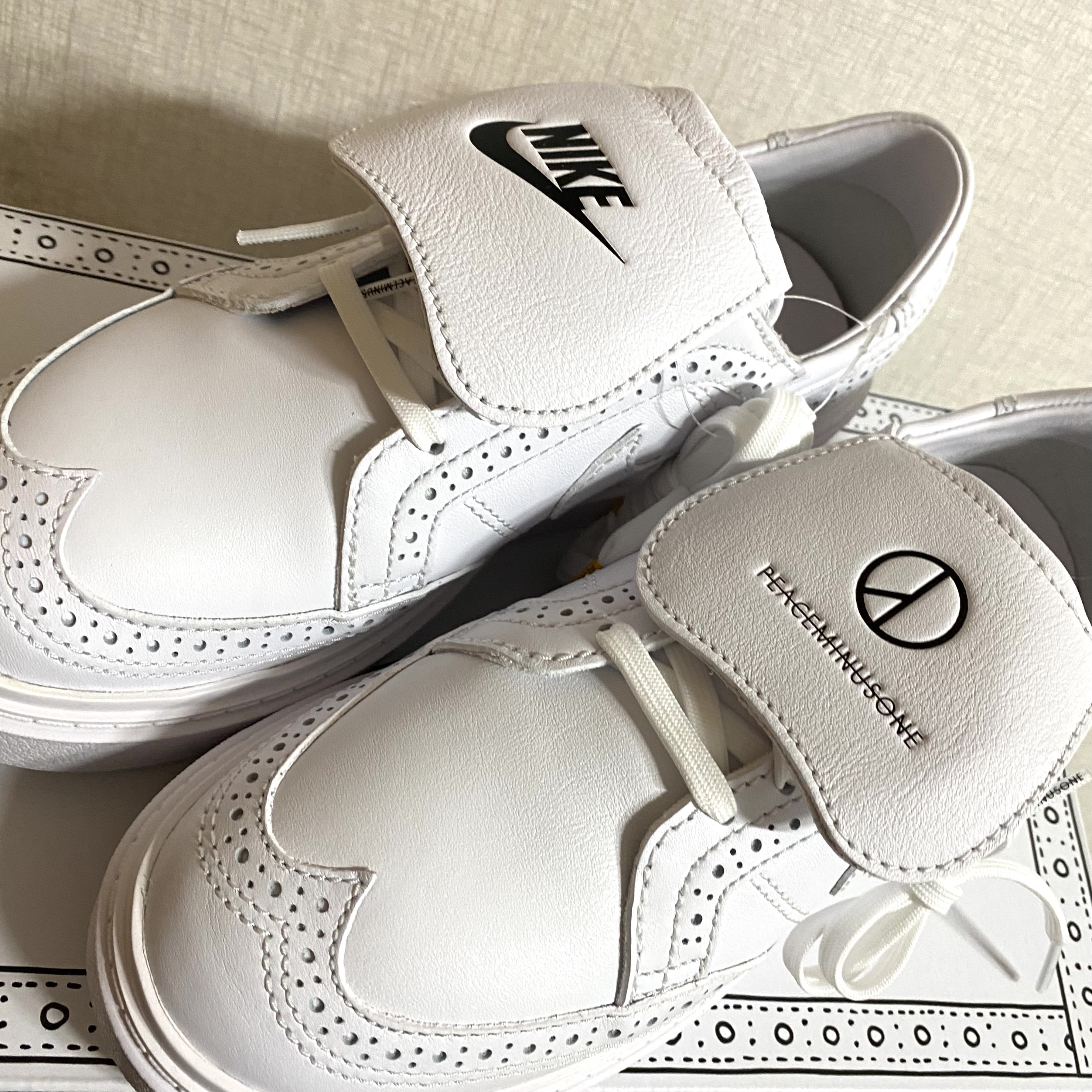 Nike x Peaceminusone Kwondo1 White 착용 스타일 - 1