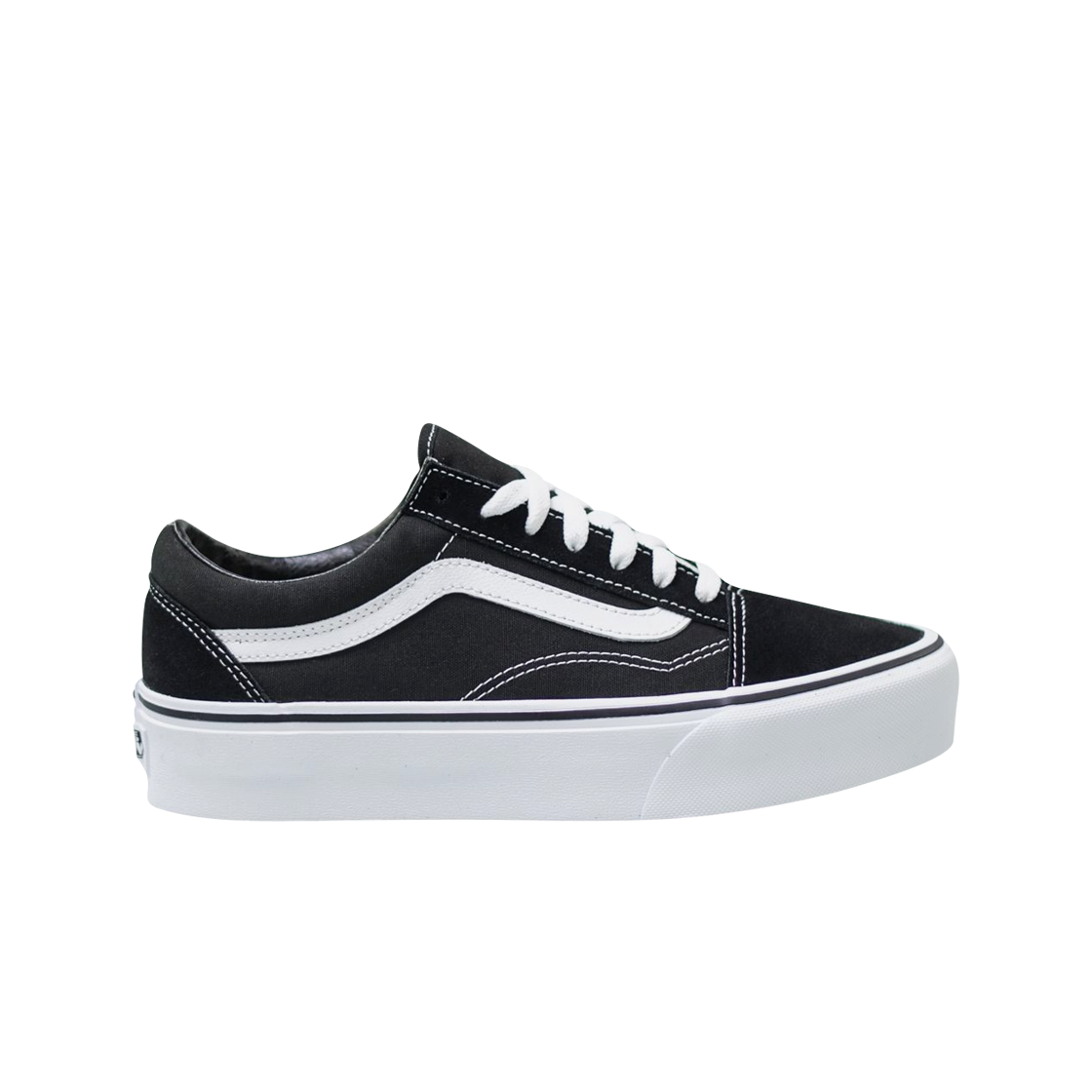 반스 올드스쿨 플랫폼 블랙 화이트(Vans Old Skool Platform Black White)