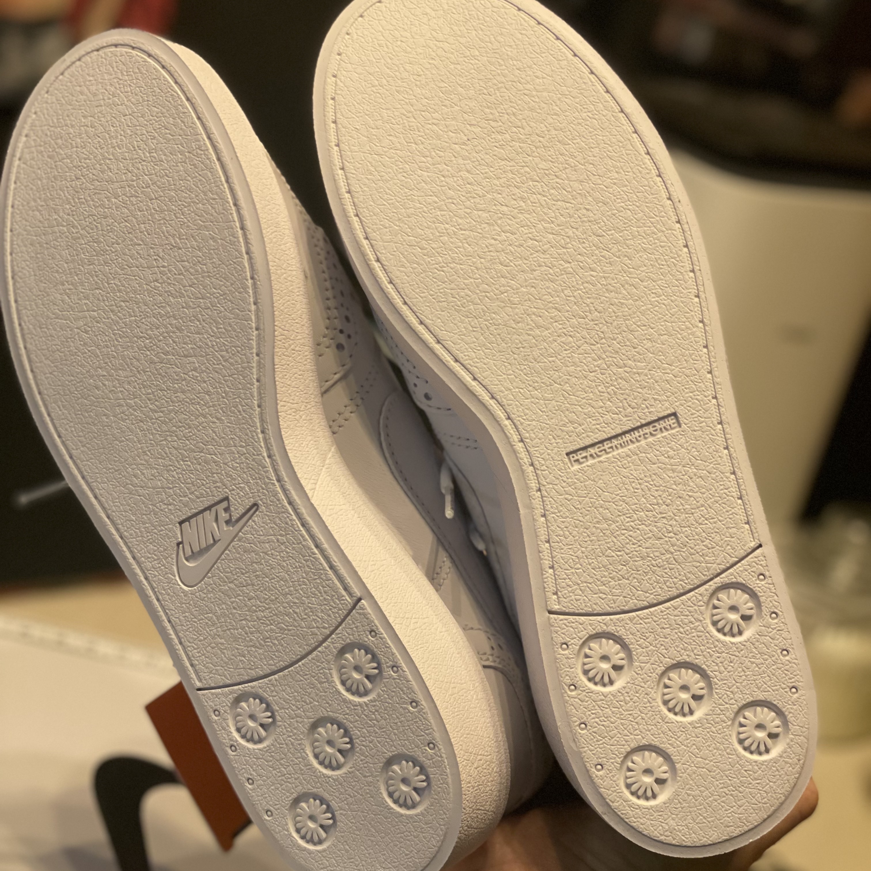 Nike x Peaceminusone Kwondo1 White 착용 스타일 - 4