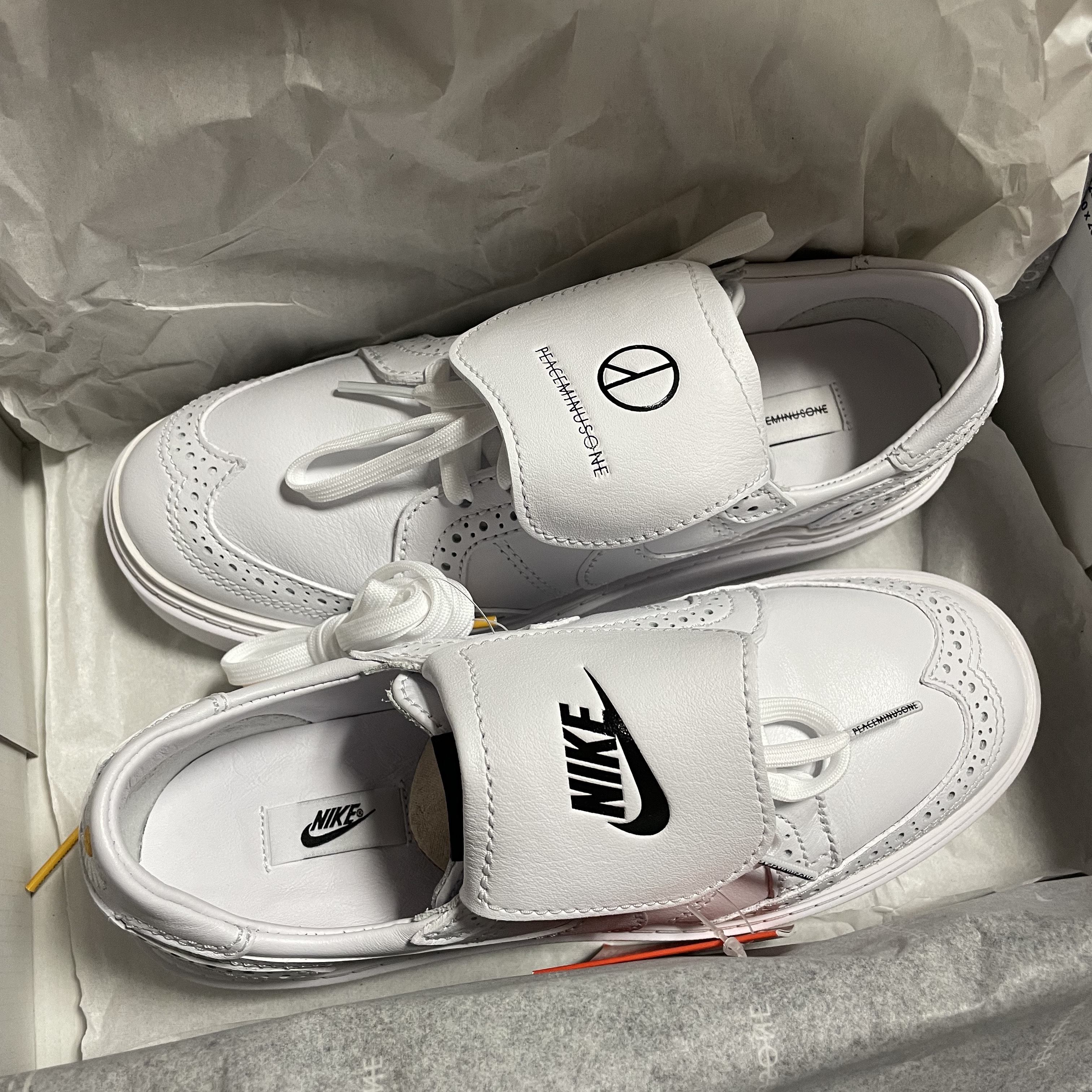 Nike x Peaceminusone Kwondo1 White 착용 스타일