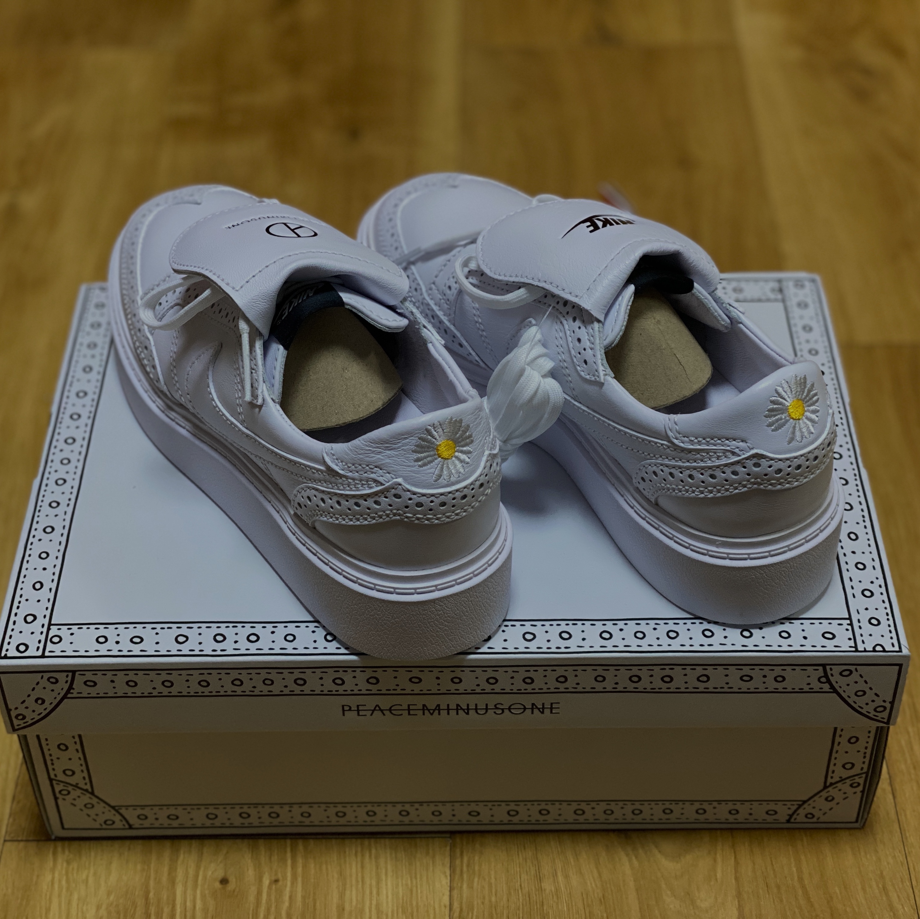 Nike x Peaceminusone Kwondo1 White 착용 스타일 - 2