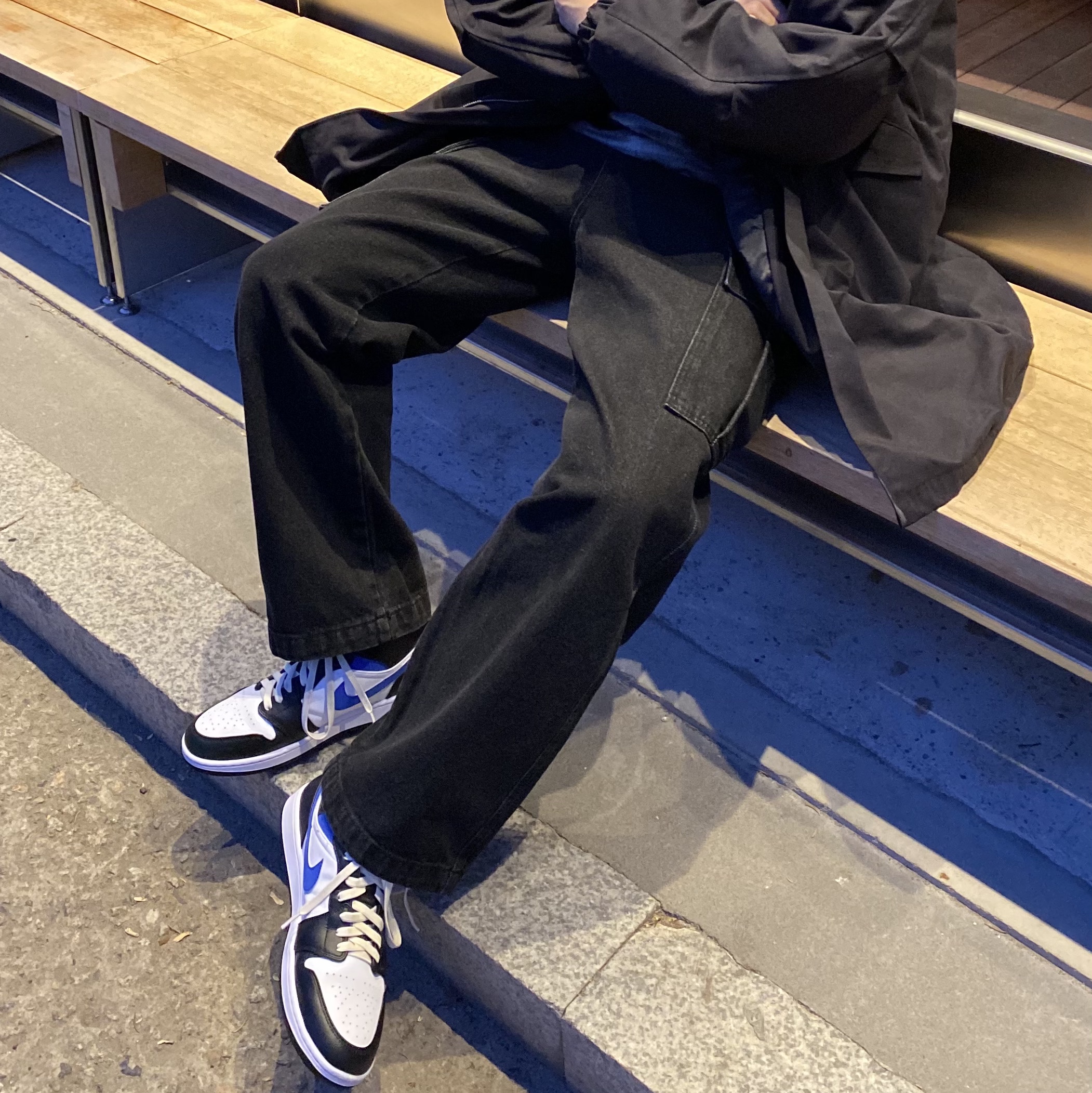 Jordan 1 Mid Racer Blue 착용 스타일