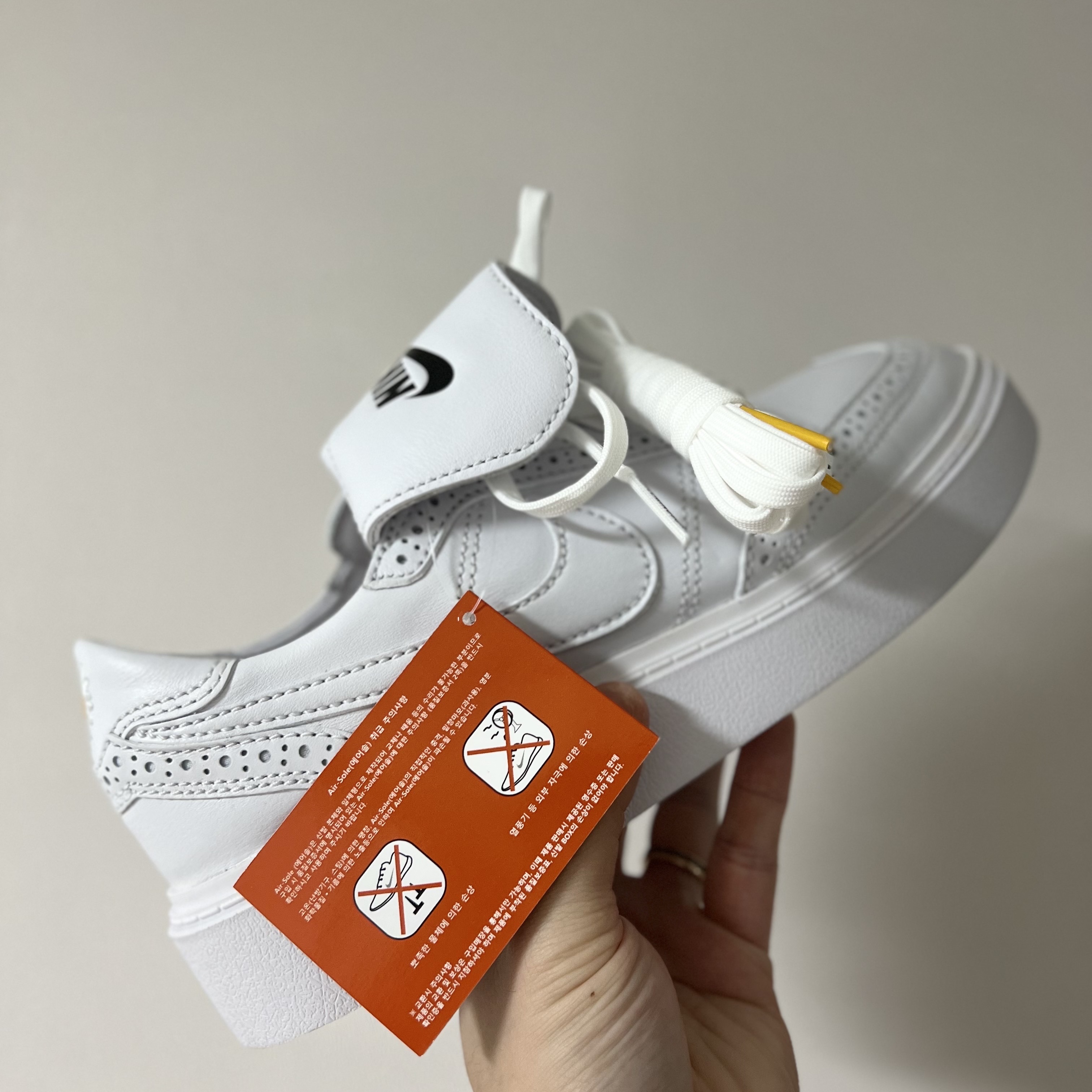 Nike x Peaceminusone Kwondo1 White 착용 스타일
